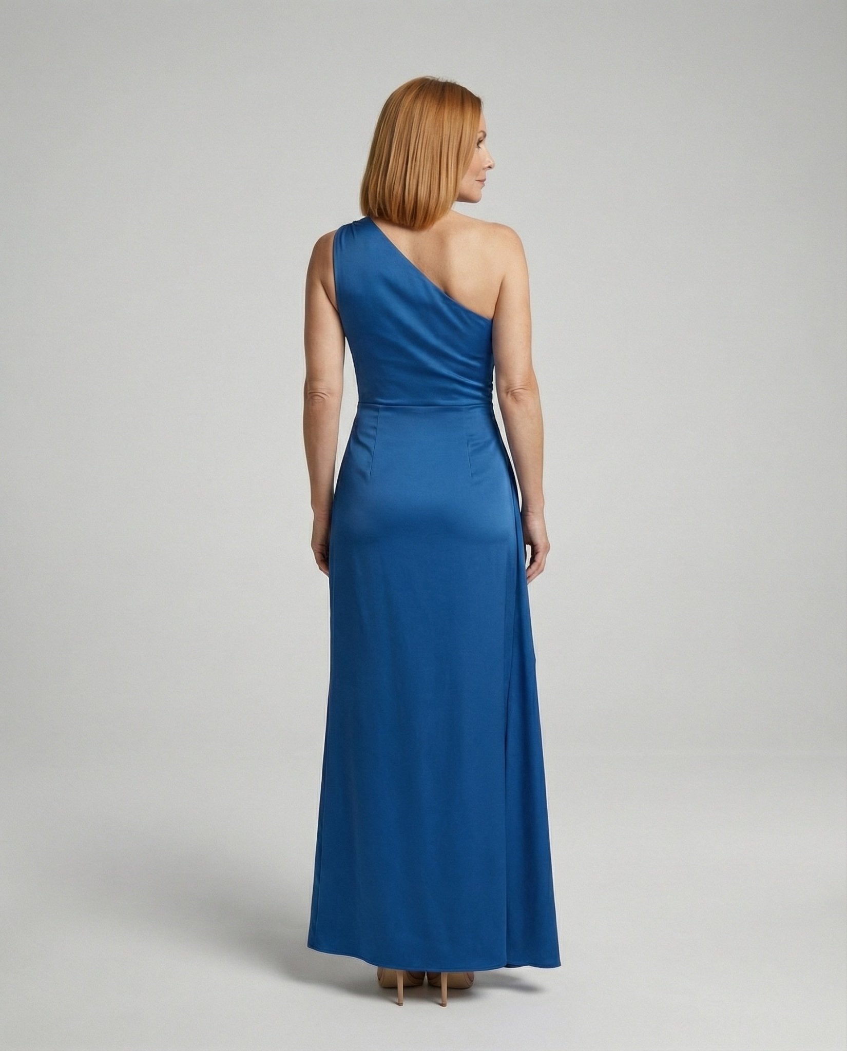 Elegant evening dress one-shoulder - Chichicherry