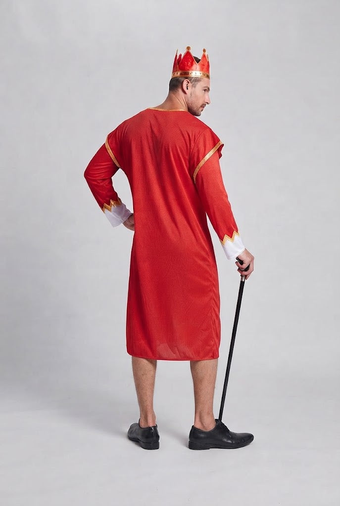 Men's Royal Costume with Elaborate Cape and Crown Chichicherry