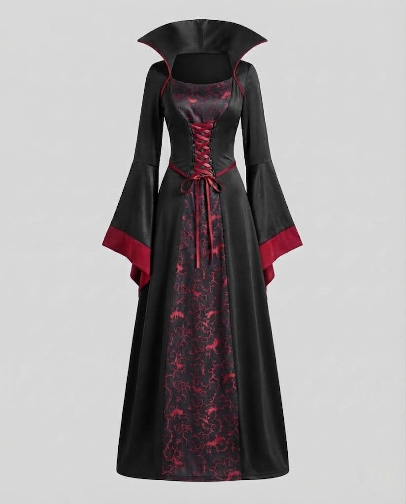 Women dramatic Vampire dress Chichicherry