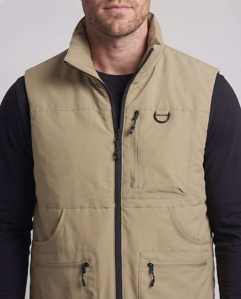 Men's Versatile Quilted Vest Chichicherry