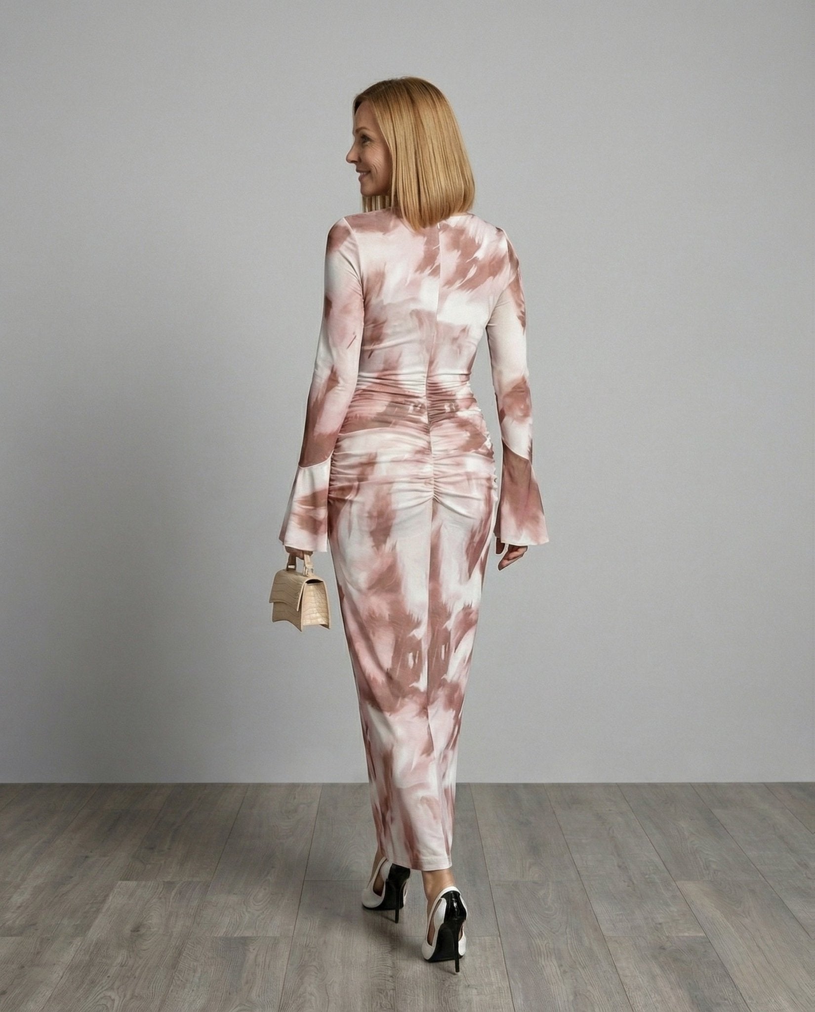 Figure-hugging Maxi Dress Asymmetrical Ladies - Chichicherry