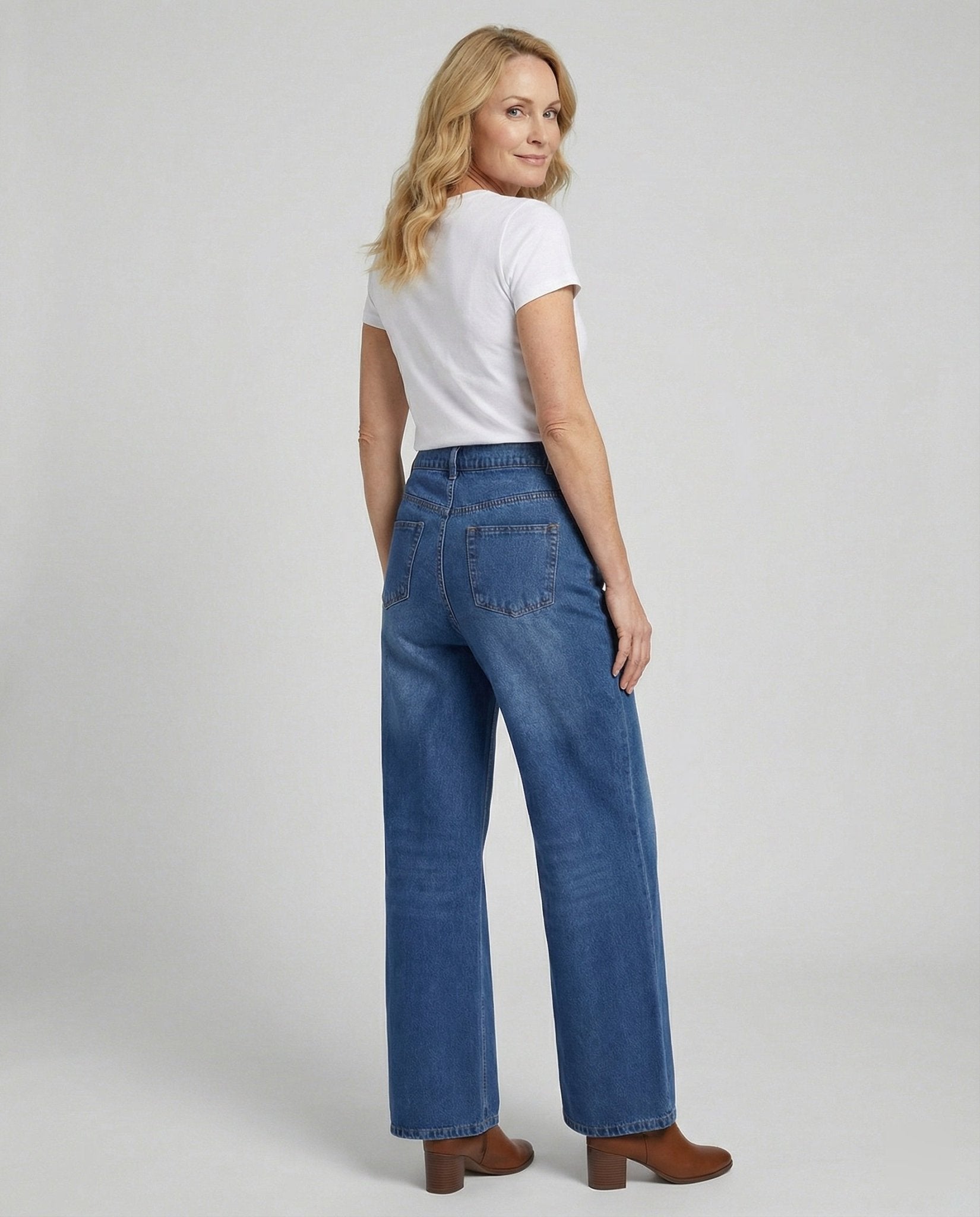Flared Jeans Women High Waist - Chichicherry