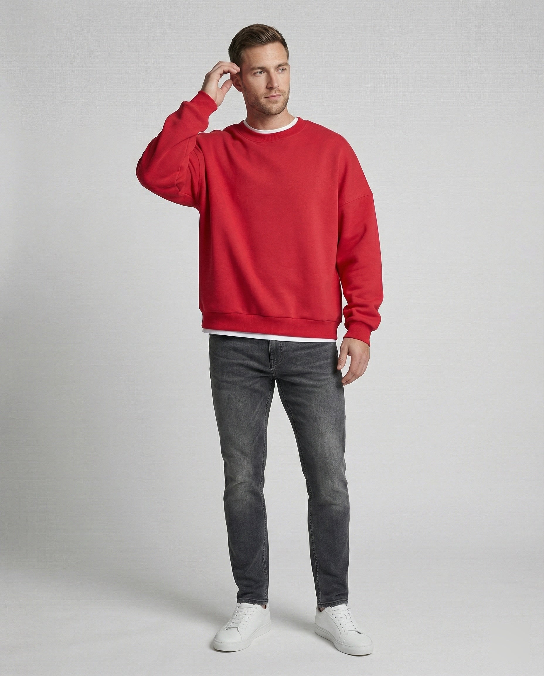 Leisure Wear Men Sweatshirt Oversize