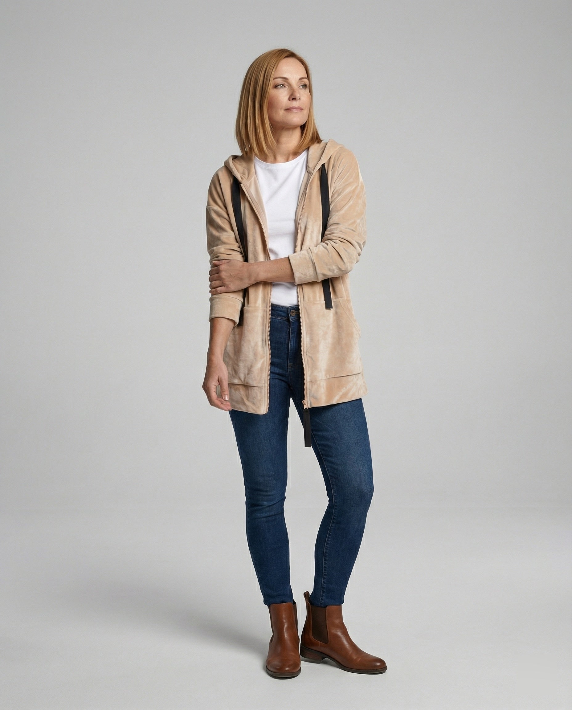 Leisurewear Women's Velour Hoodie
