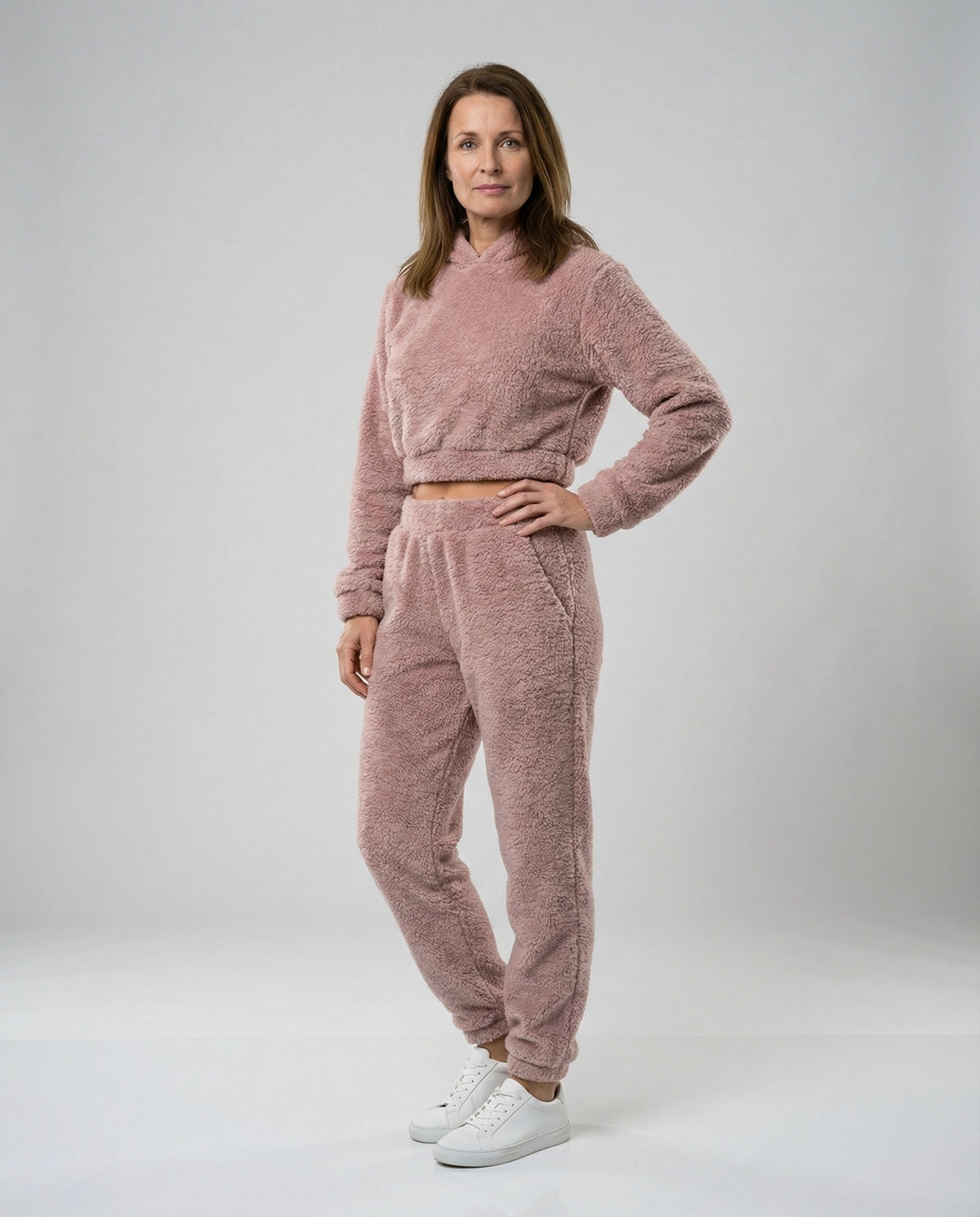 Women's Lounge Suit with Cropped Jacket