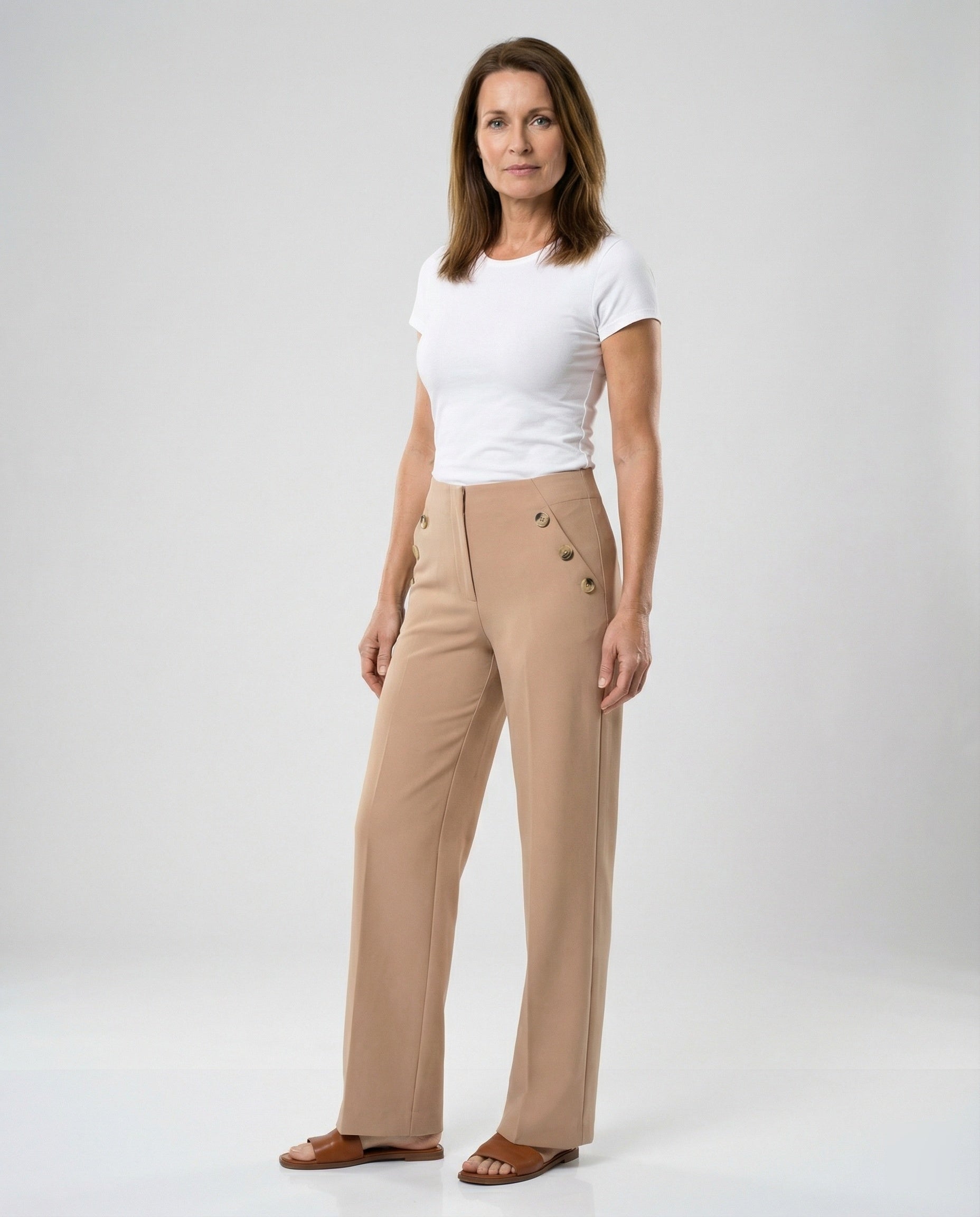 Women's jumpsuit elegant with wide leg