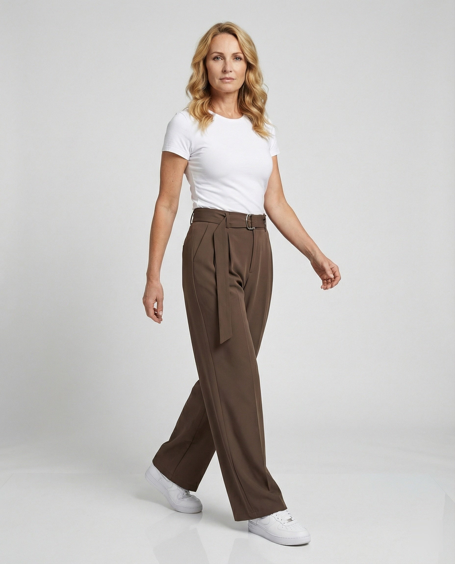 Leisurewear Unisex Pleated Pants Wide