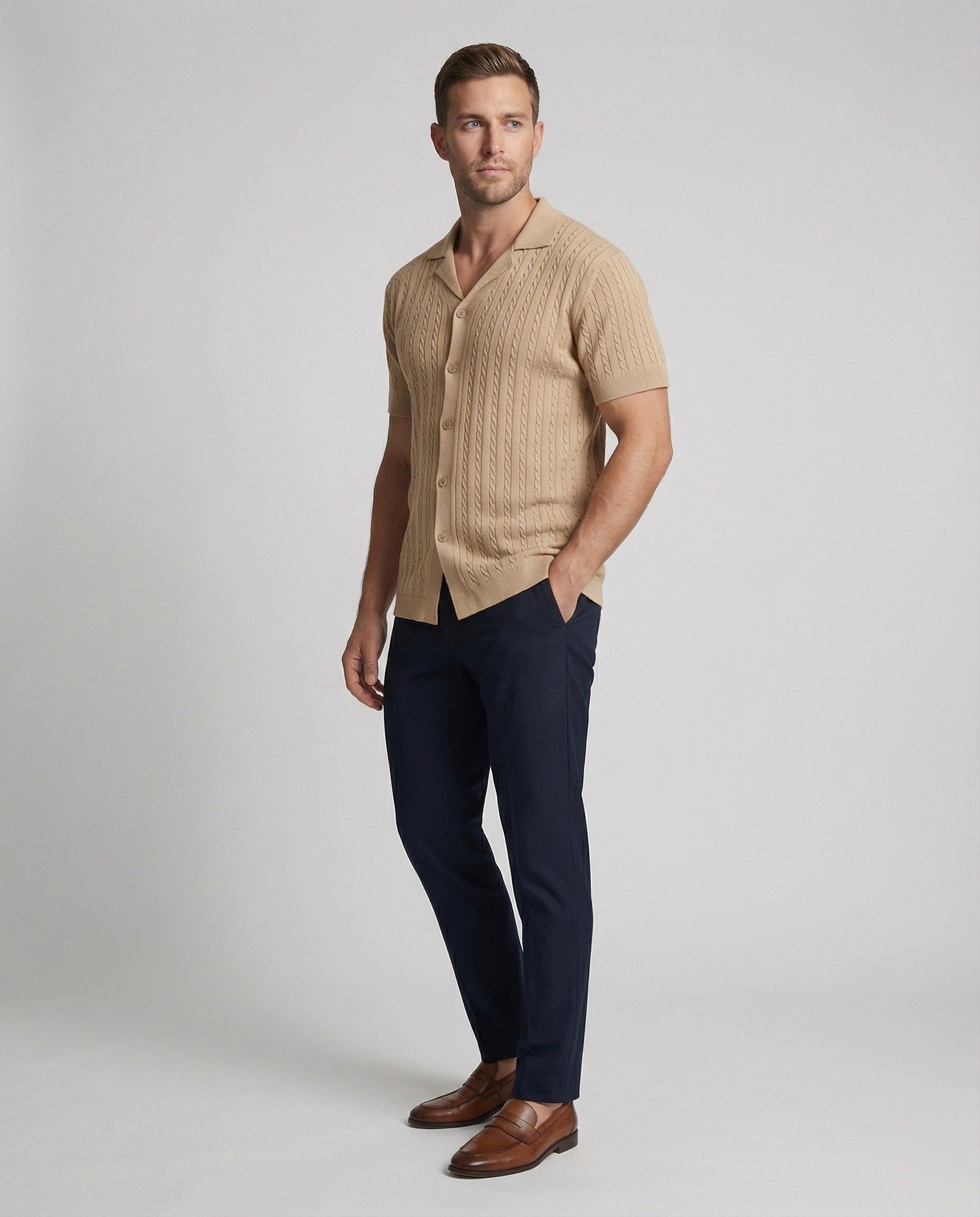 Men's Short Sleeve Knit Shirt