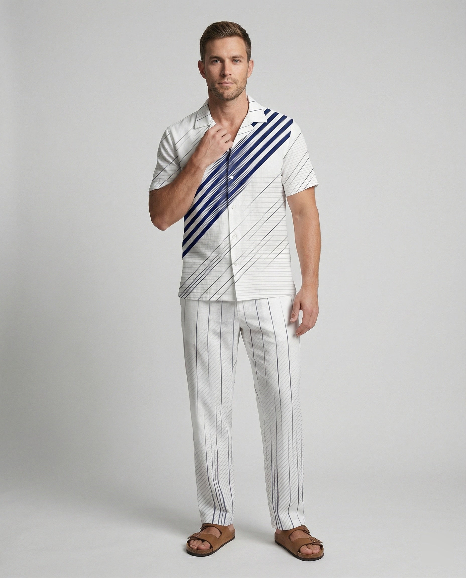 Men's Two-Piece Set Viscose Leisure