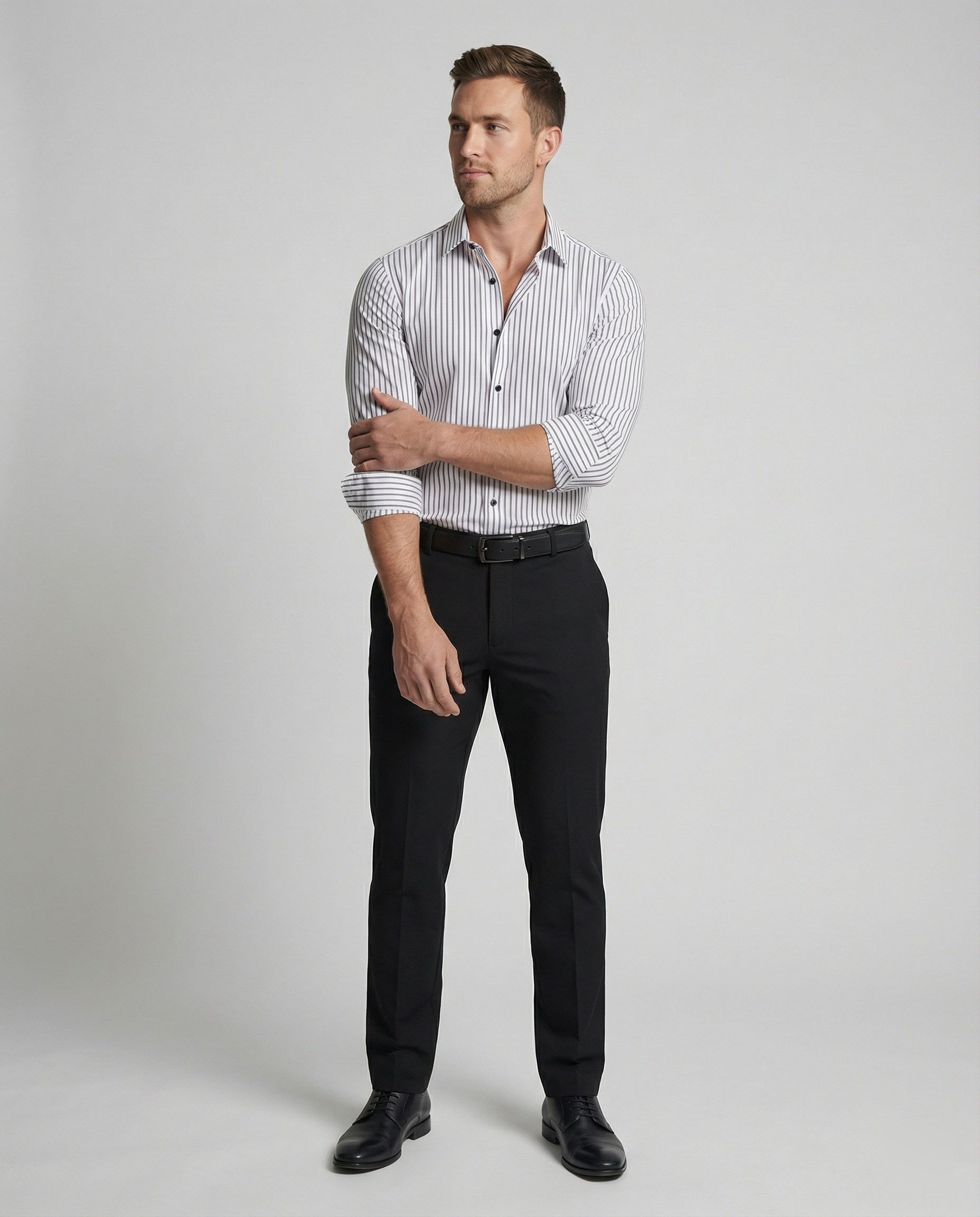 Men's Shirt Striped Slim Fit