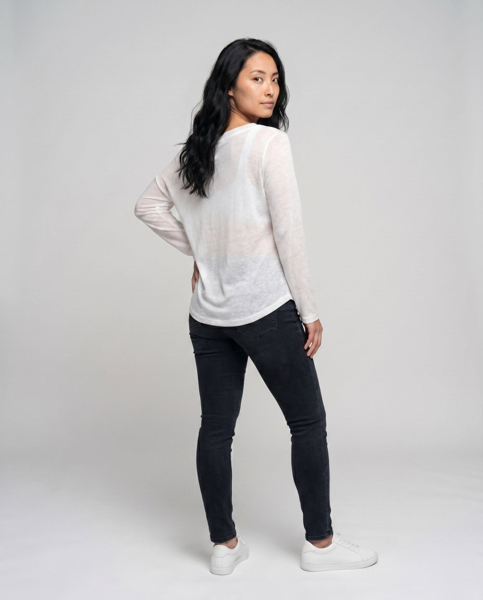 Ladies Casual T-Shirt with Creative Print and Loose Fit - Chichicherry