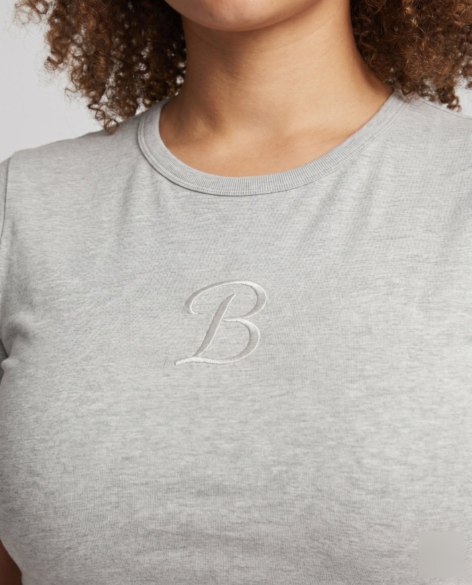 Ladies Crop Top with creative angel motif and fitted cut - Chichicherry