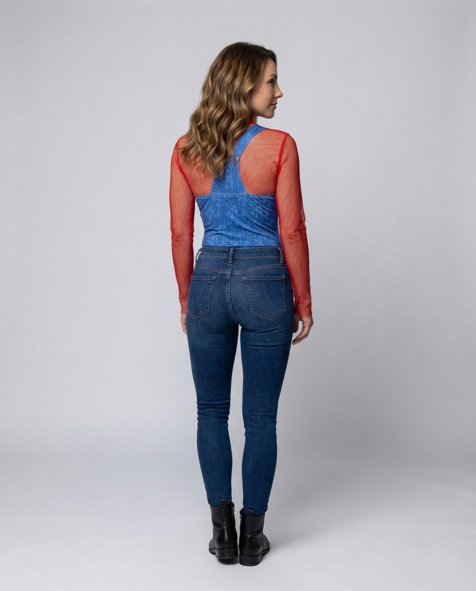Ladies Halter Body Figure-hugging High Leg Cut Button Details - Chichicherry