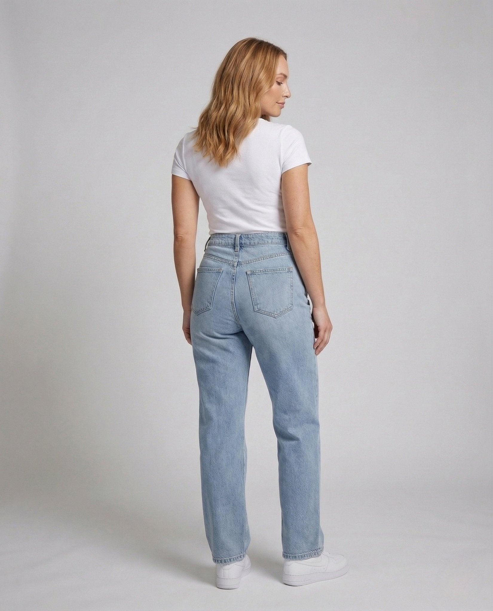 Ladies Jeans High Waist Wide Leg - Chichicherry