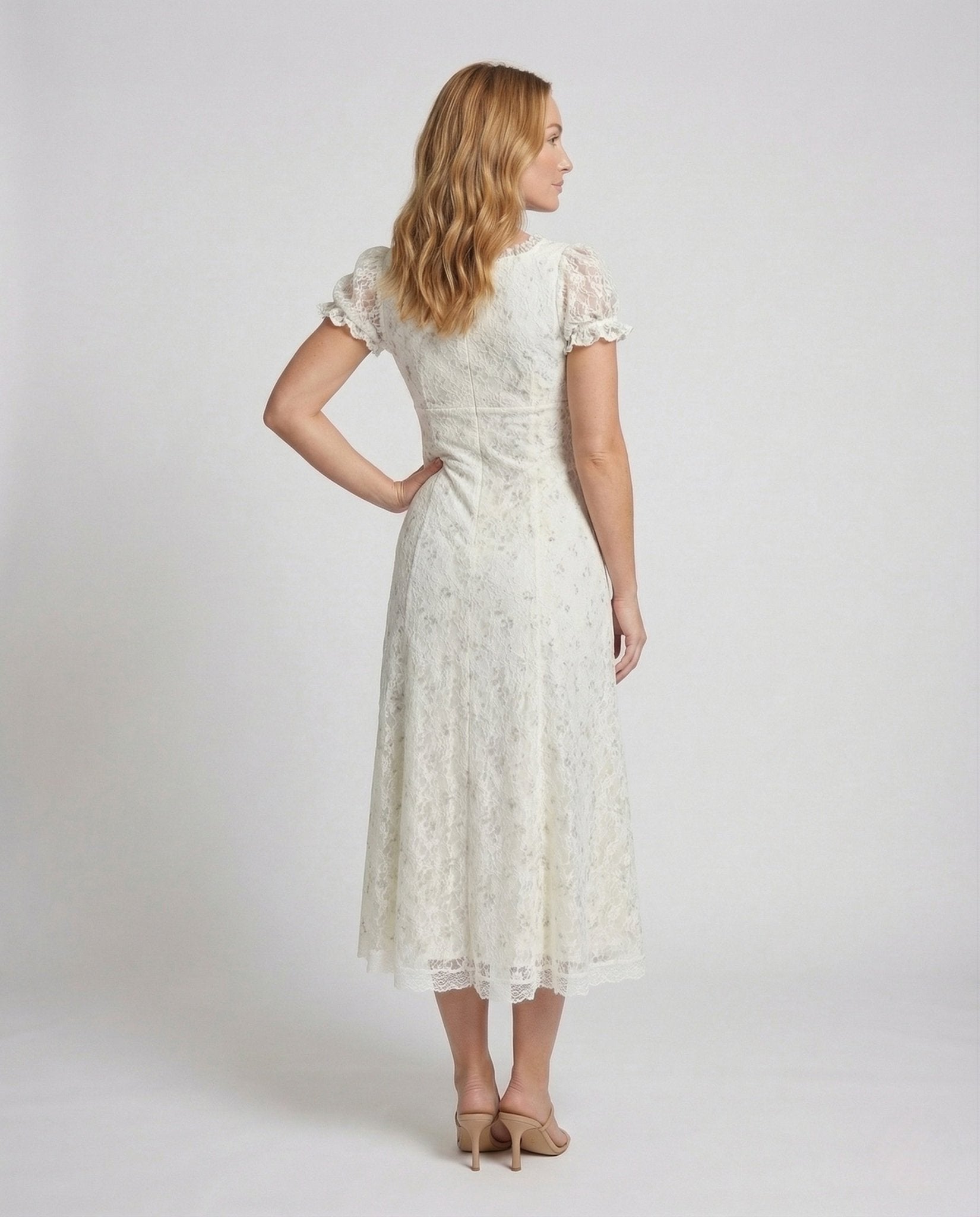 Ladies Lace Corset Dress A-Line - Chichicherry