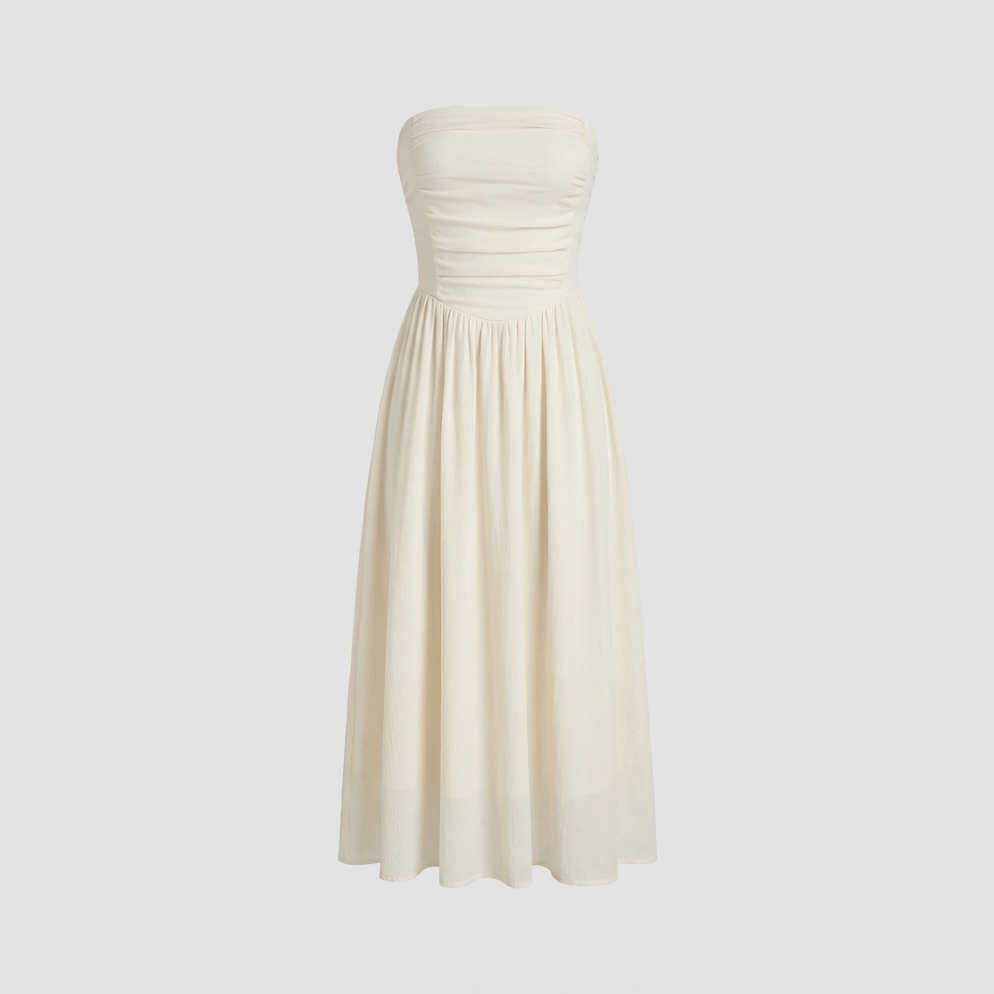 Ladies Maxi Dress Bustier Spaghetti Straps - Chichicherry