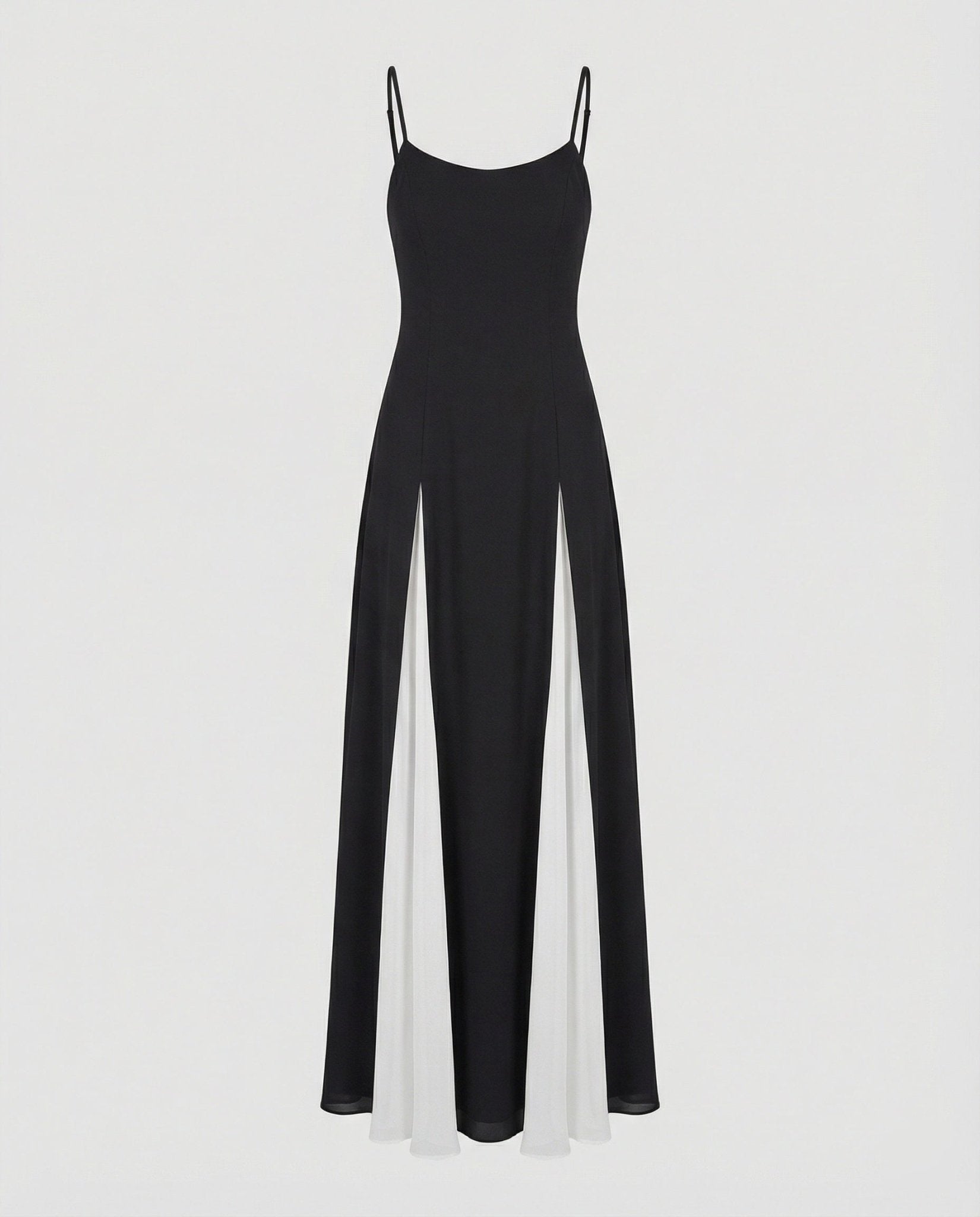 Ladies maxi dress with elegant slit - Chichicherry