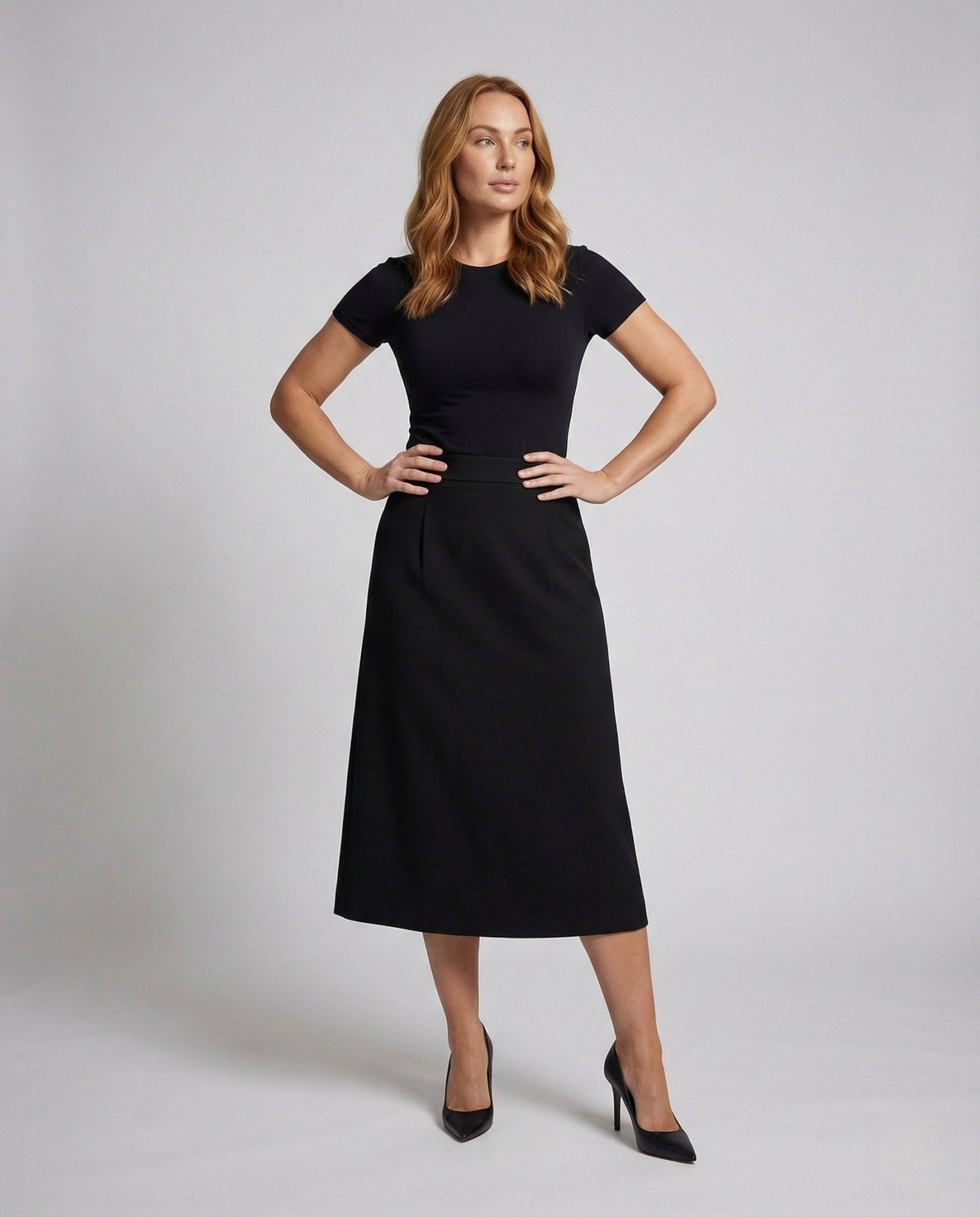 Ladies Midi Skirt Suit Fabric - Chichicherry