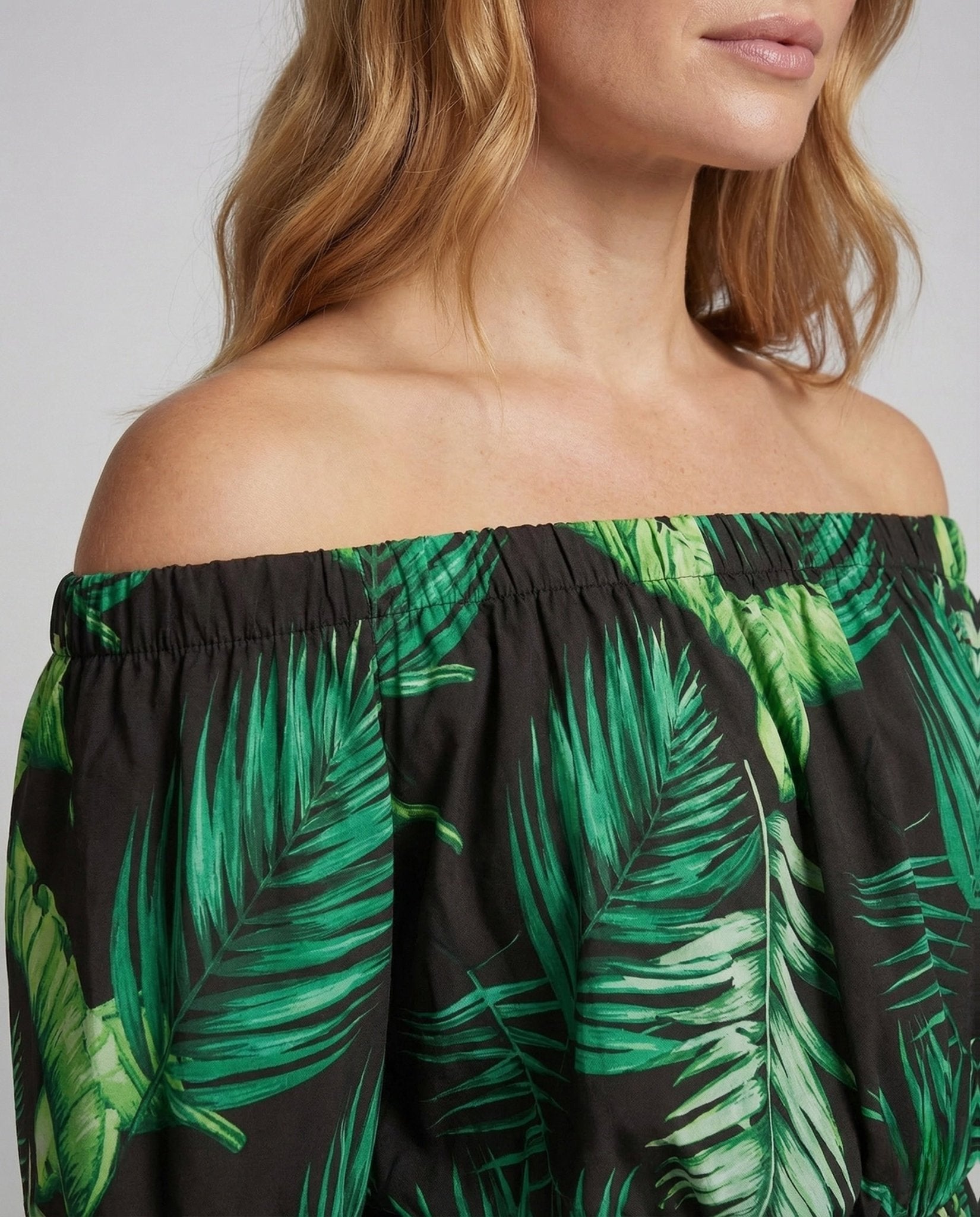 Ladies Off - Shoulder Mini Dress Ruffle - Chichicherry
