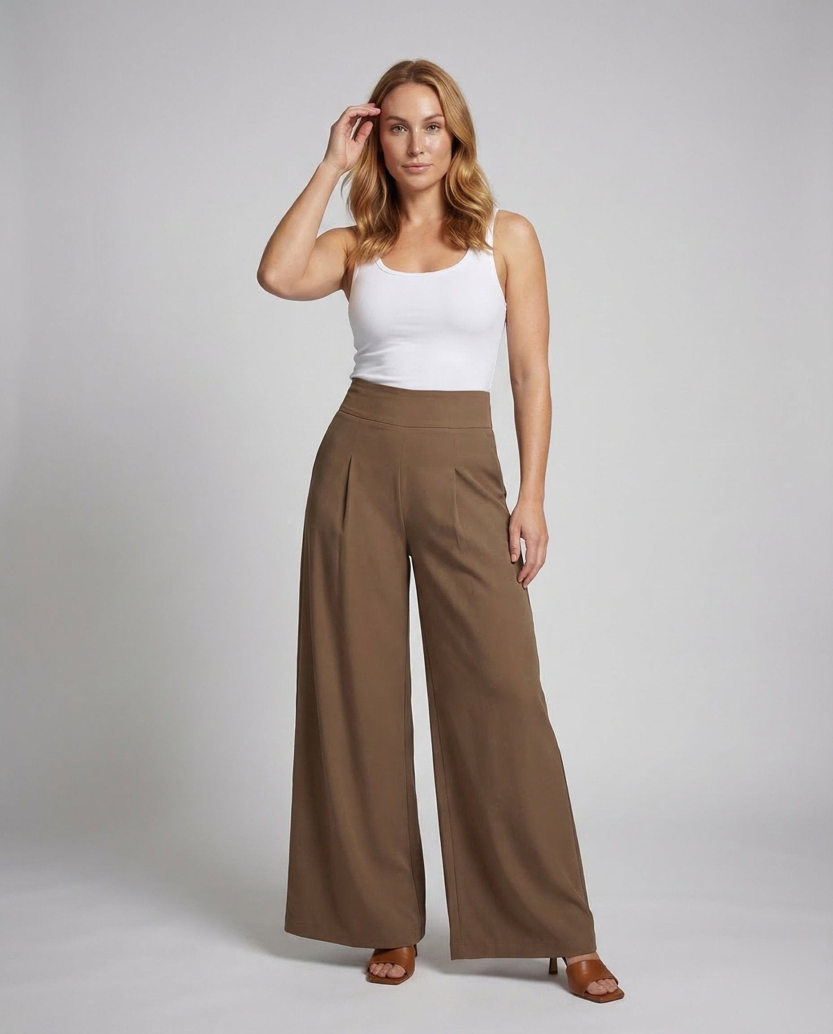 Ladies Palazzo Pants Extra Wide High Waist - Chichicherry