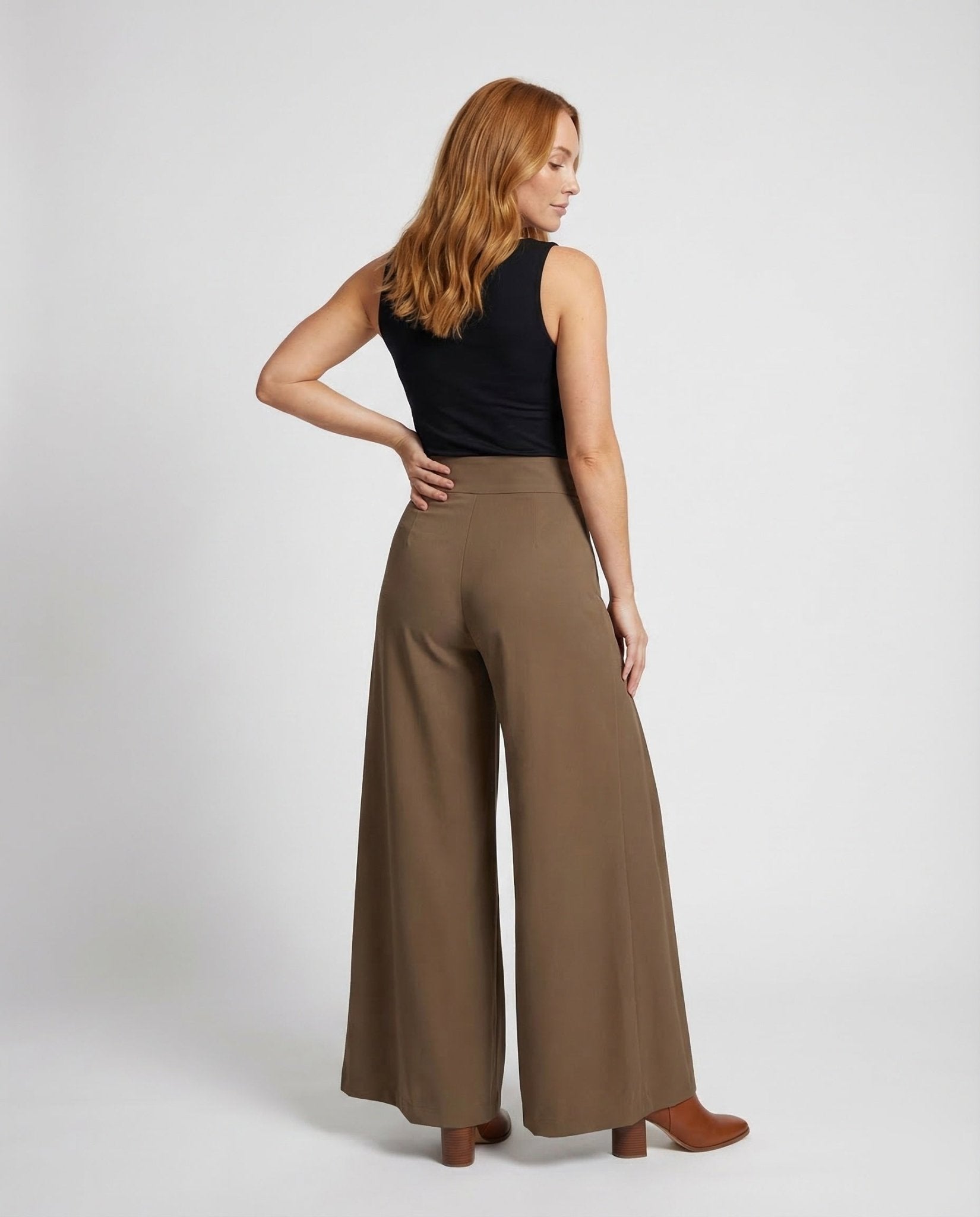 Ladies Palazzo Pants Extra Wide High Waist - Chichicherry