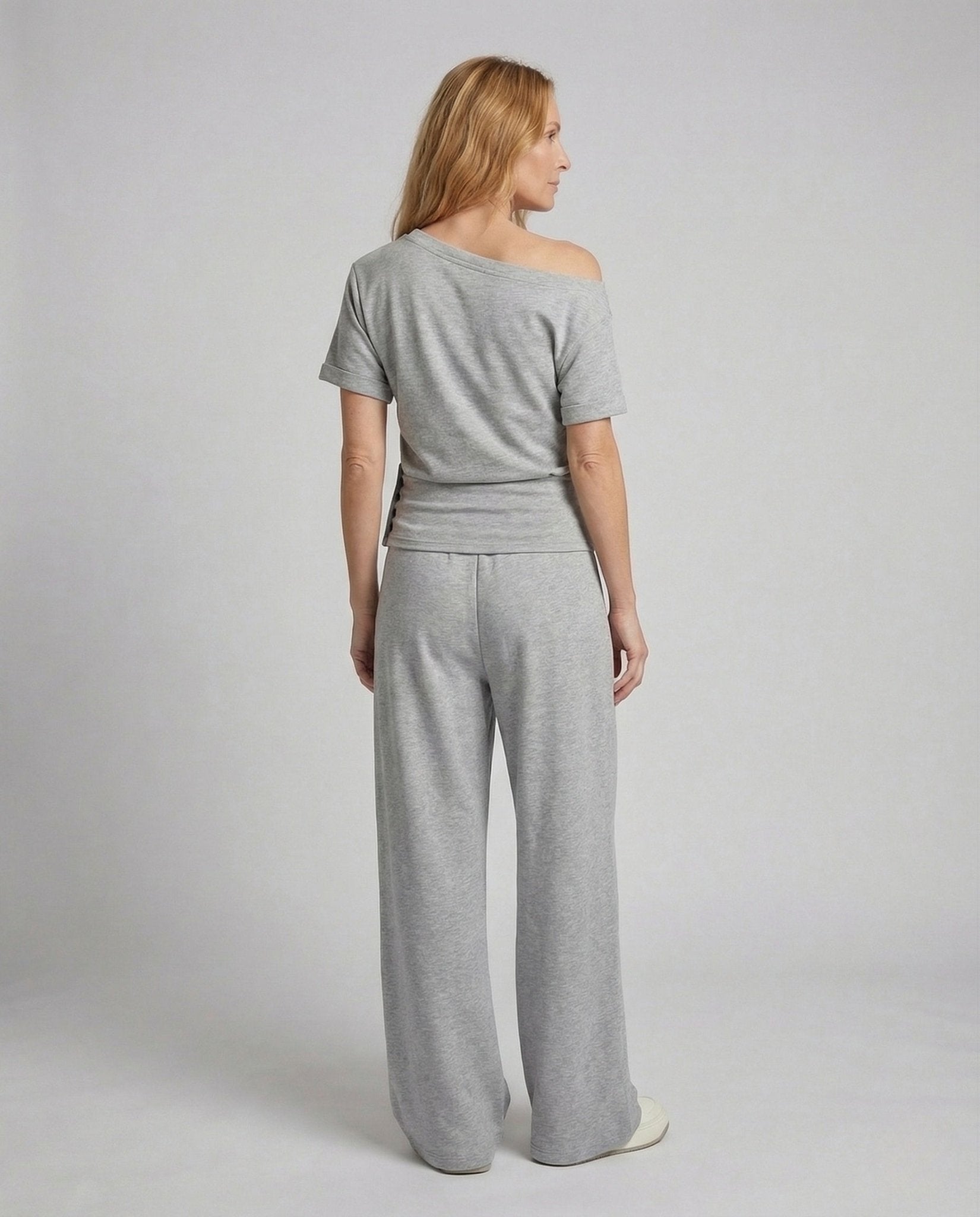 Ladies' sweat set with palazzo jogging pants - Chichicherry