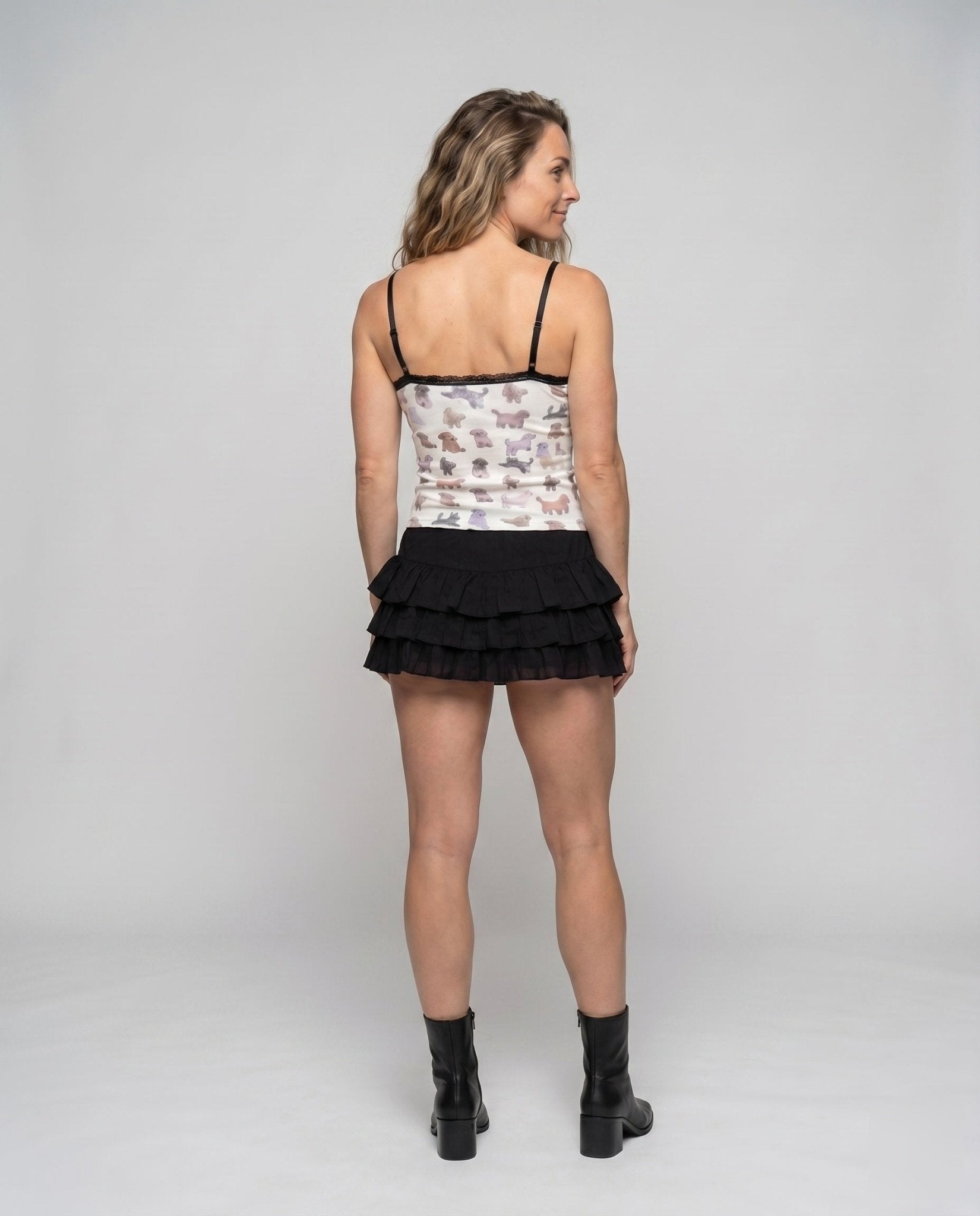 Ladies' tank top with cute animal motif and high comfort - Chichicherry