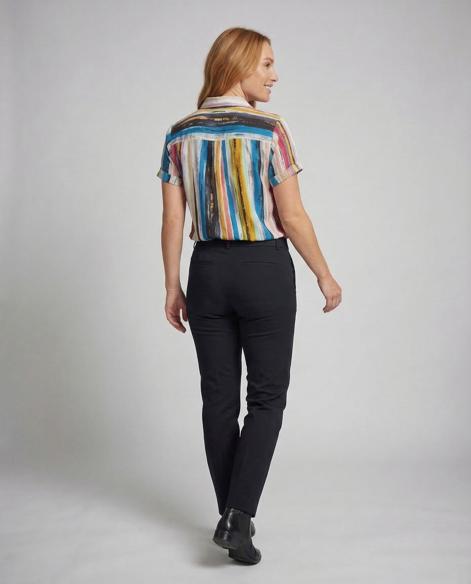Ladies Viscose Blouse Pattern Breast Pocket - Chichicherry