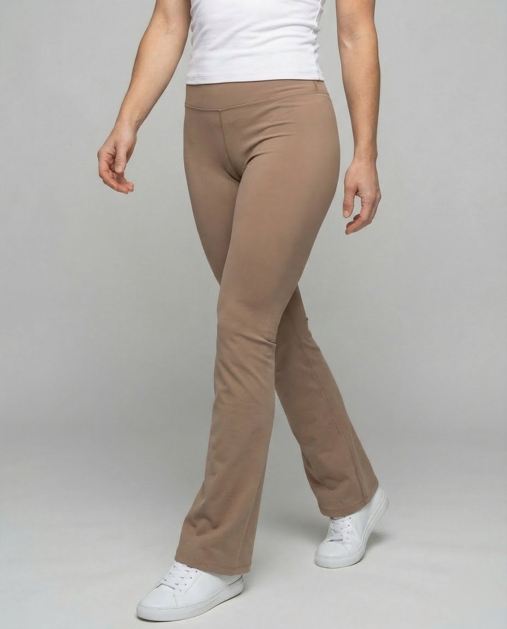 Ladies Yoga Leggings Flare High Waist - Chichicherry