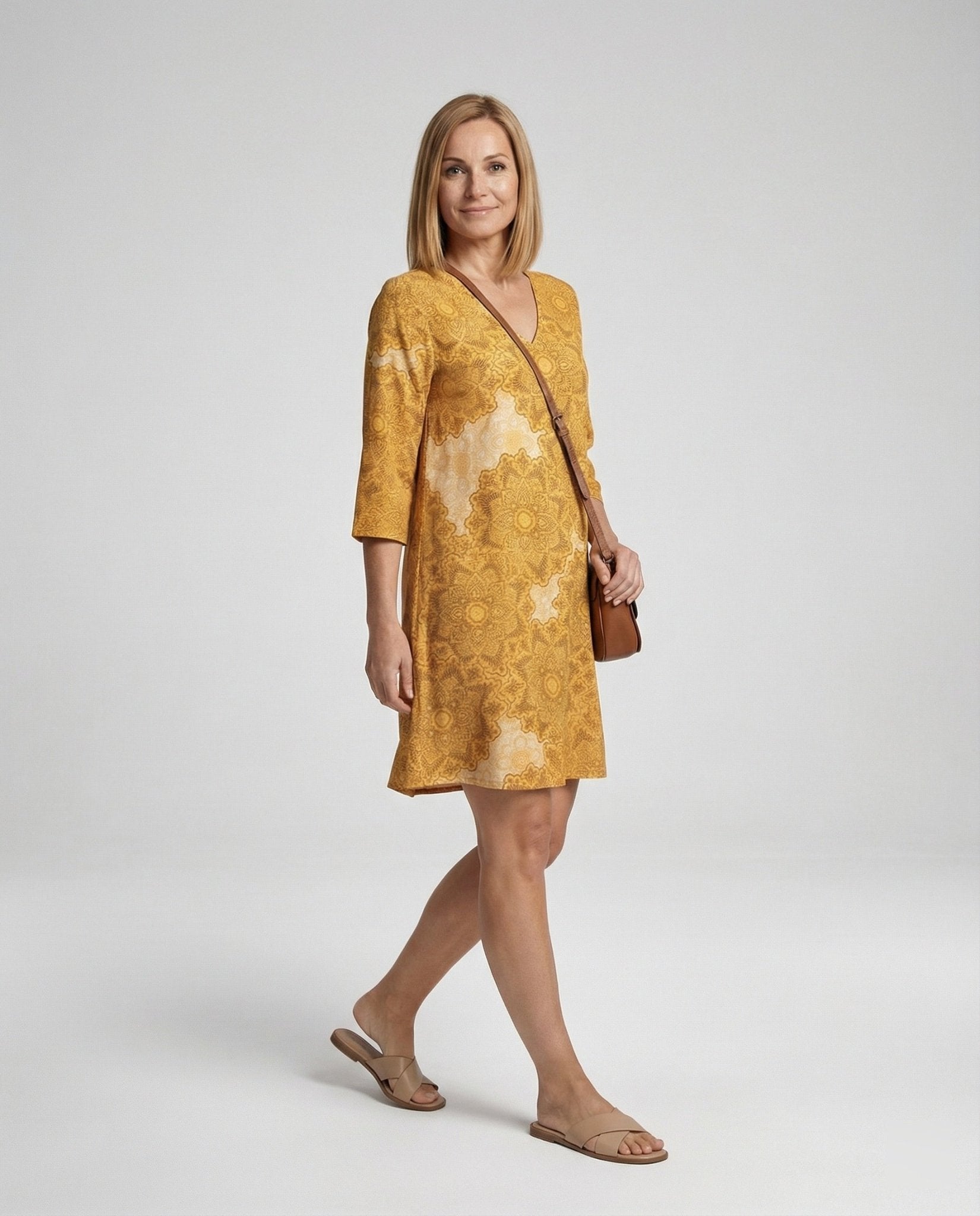 Leisure dress women viscose dress - Chichicherry