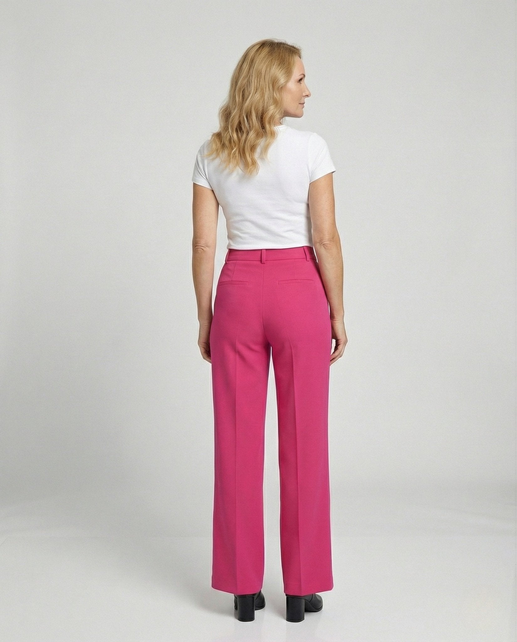 Leisure Wear Women's Fabric Trousers Wide Elegant - Chichicherry