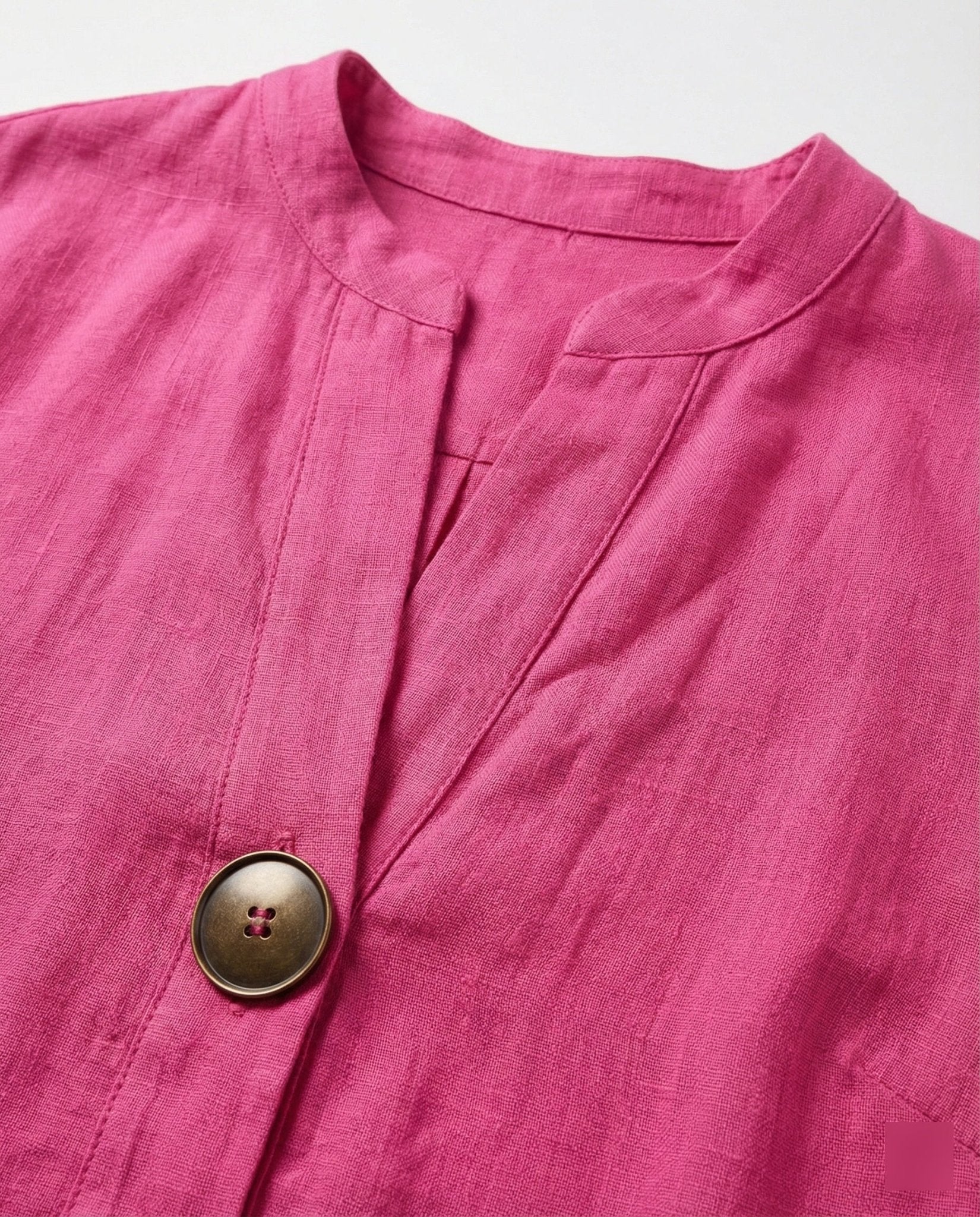 Linen casual dress women tunic dress - Chichicherry