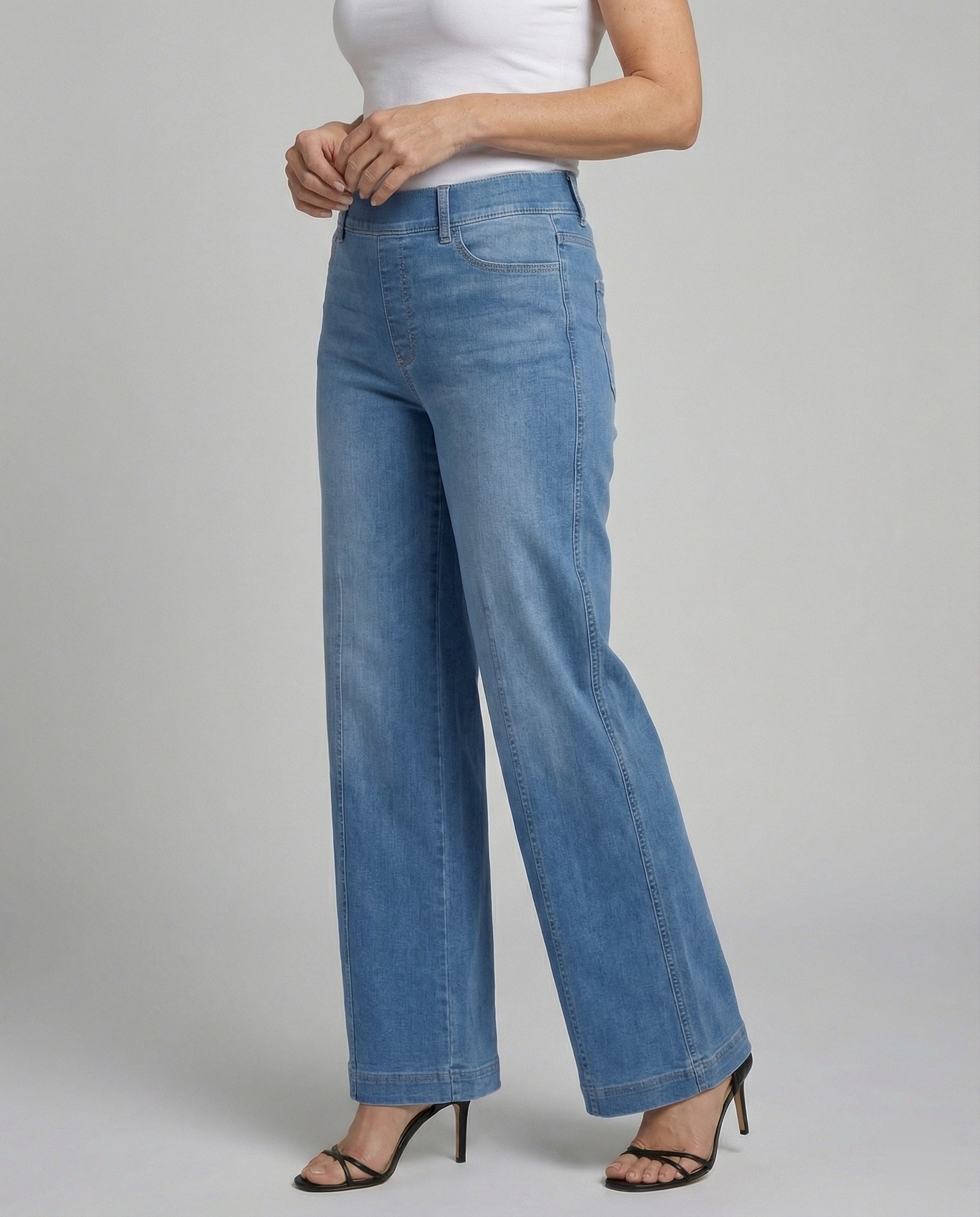 Women's Palazzo Jeans High Waist