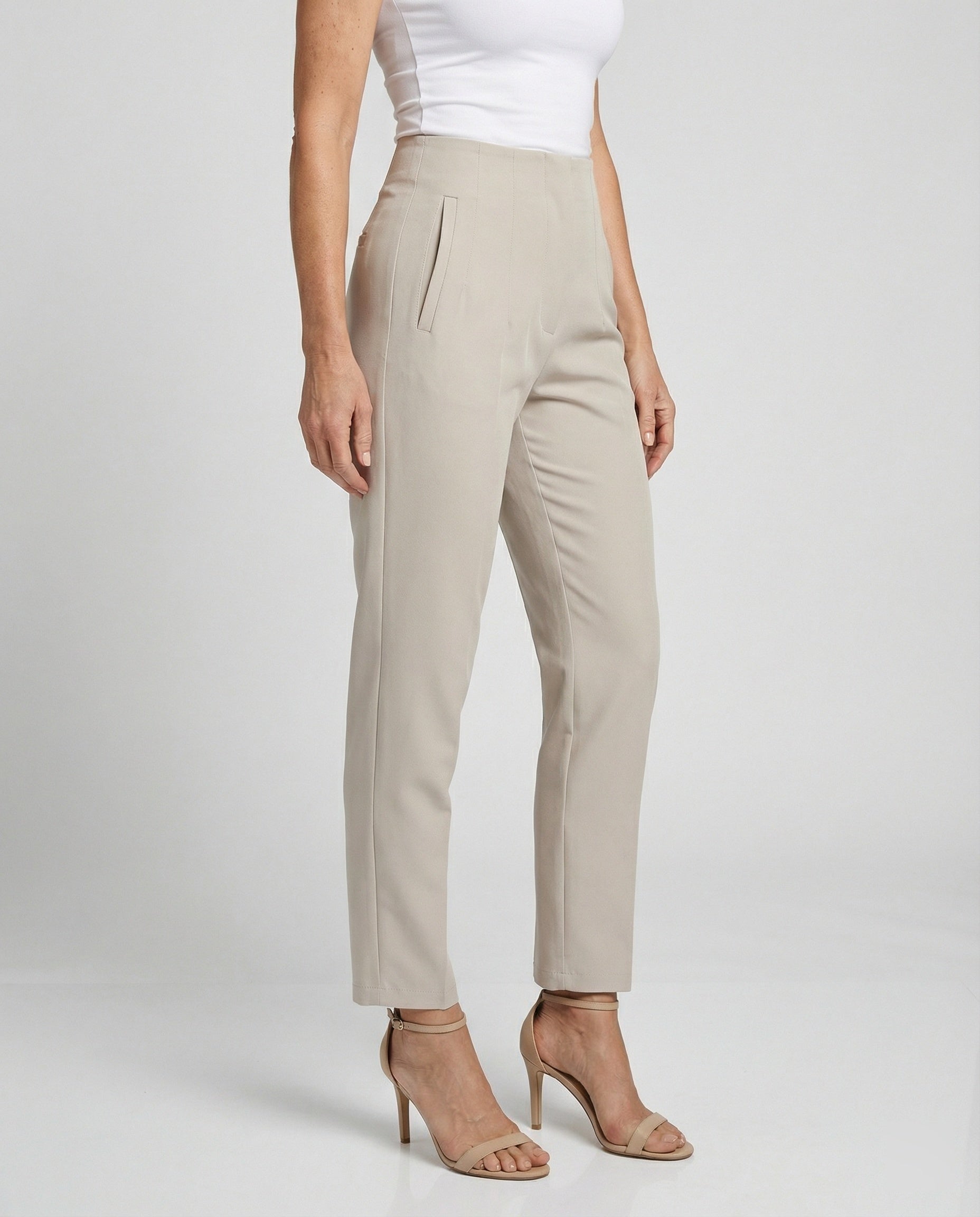 Leisurewear Women's Suit Pants High Waist