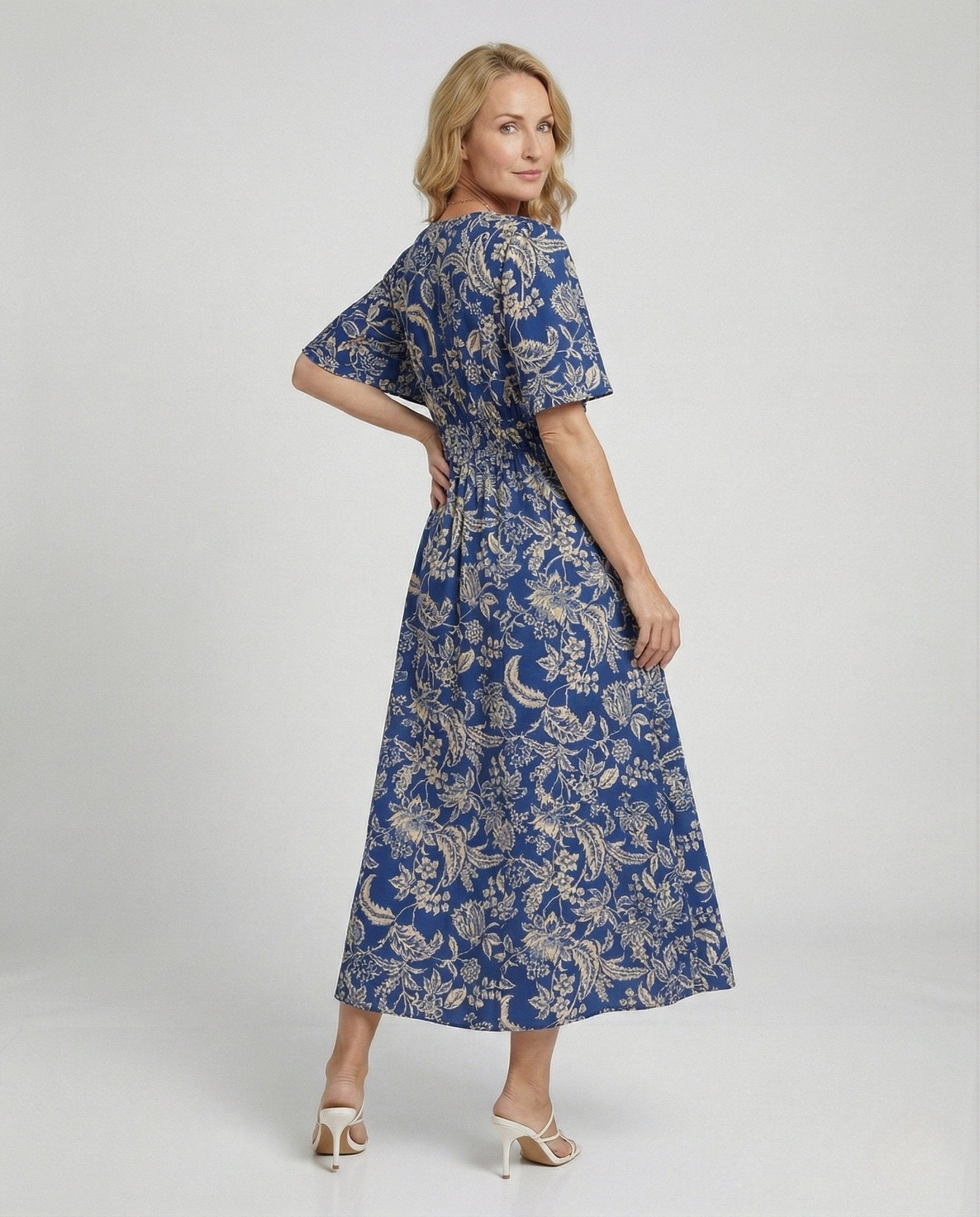 Maxi dress women knot front - Chichicherry