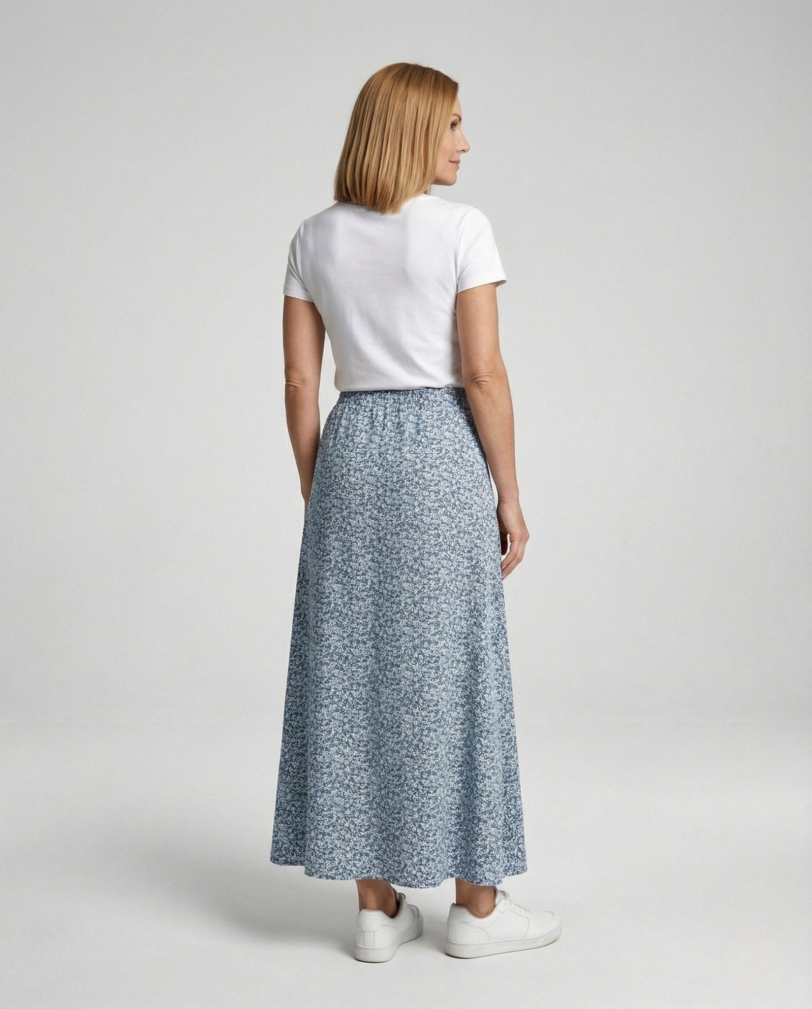Maxi skirt women floral - Chichicherry