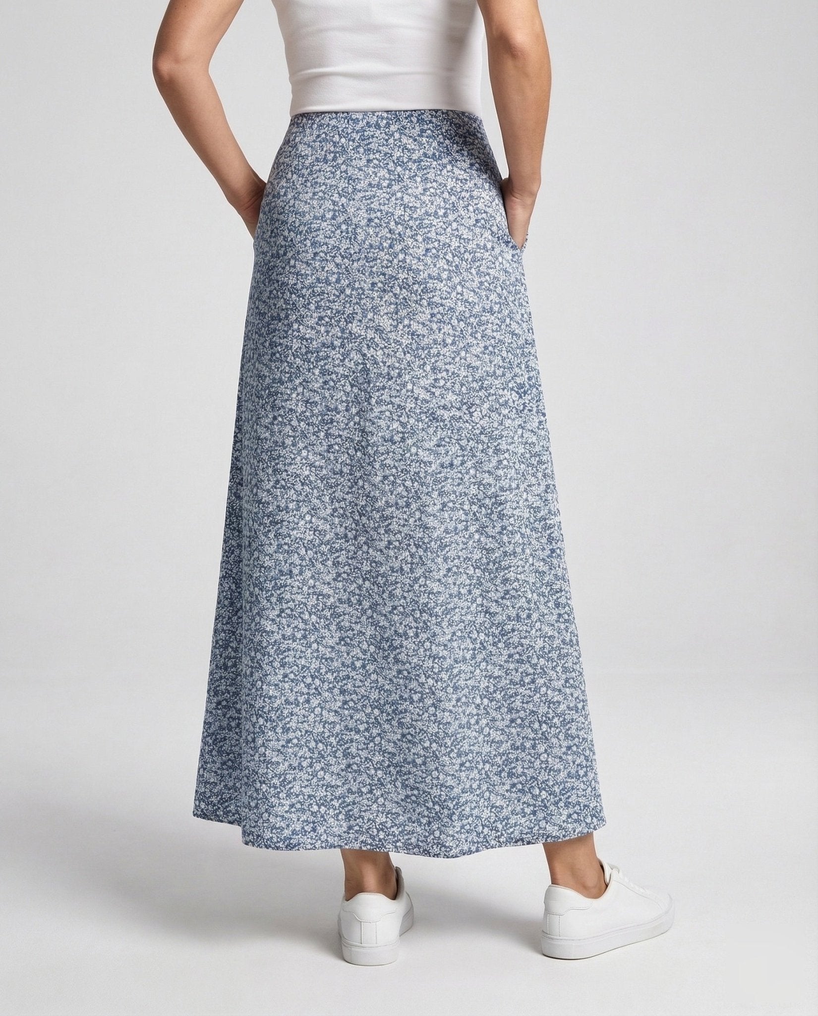 Maxi skirt women floral - Chichicherry