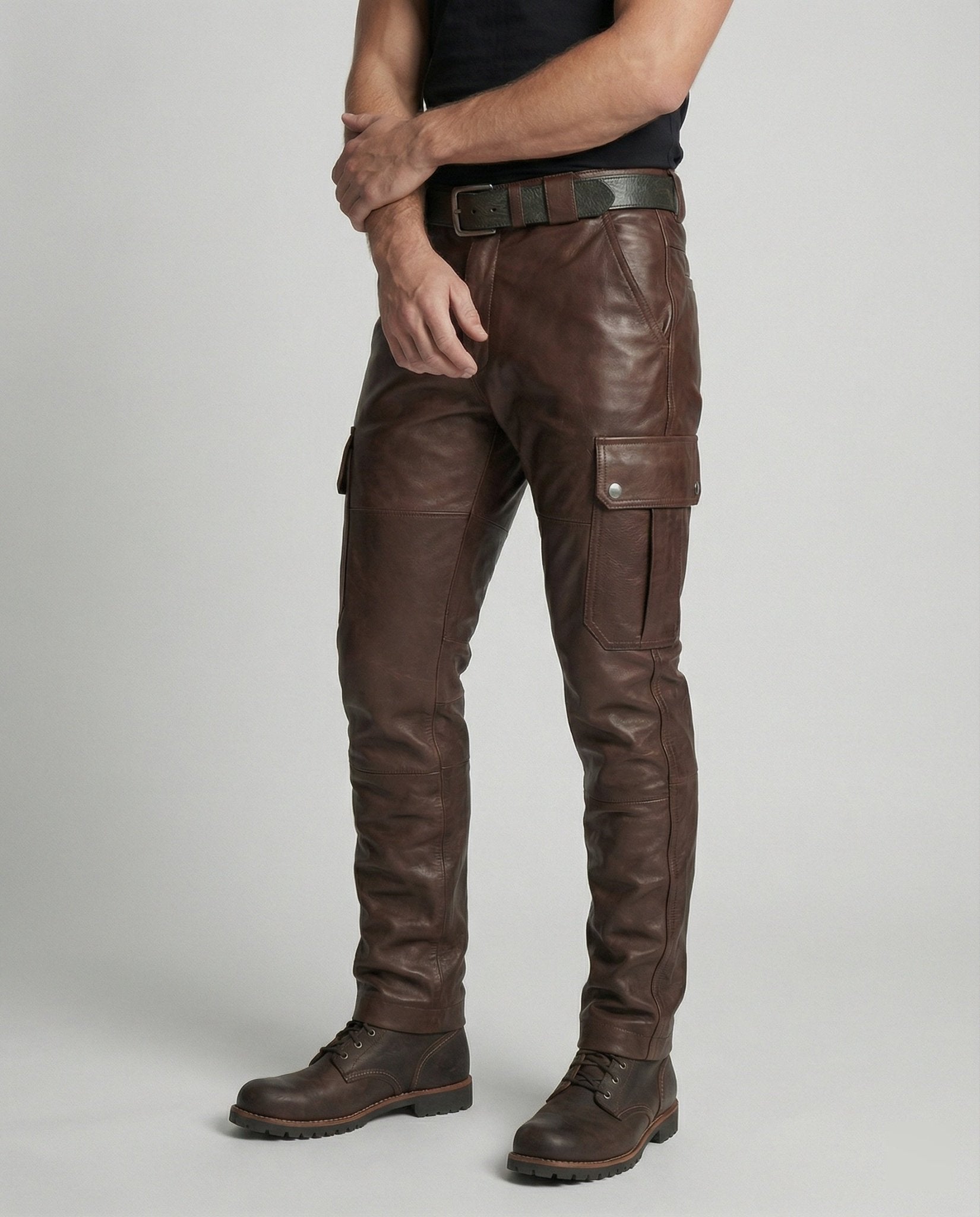 Men's cargo pants with pockets - Chichicherry
