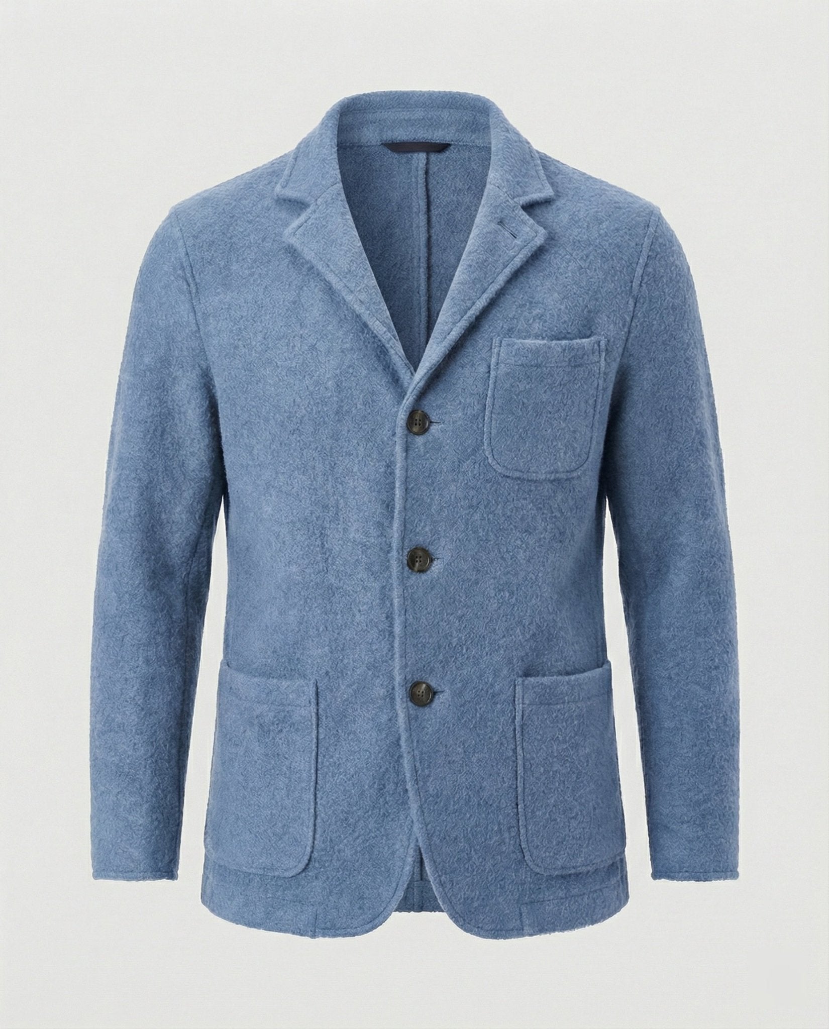 Men's elegant cardigan with practical cut and fashionable details - Chichicherry