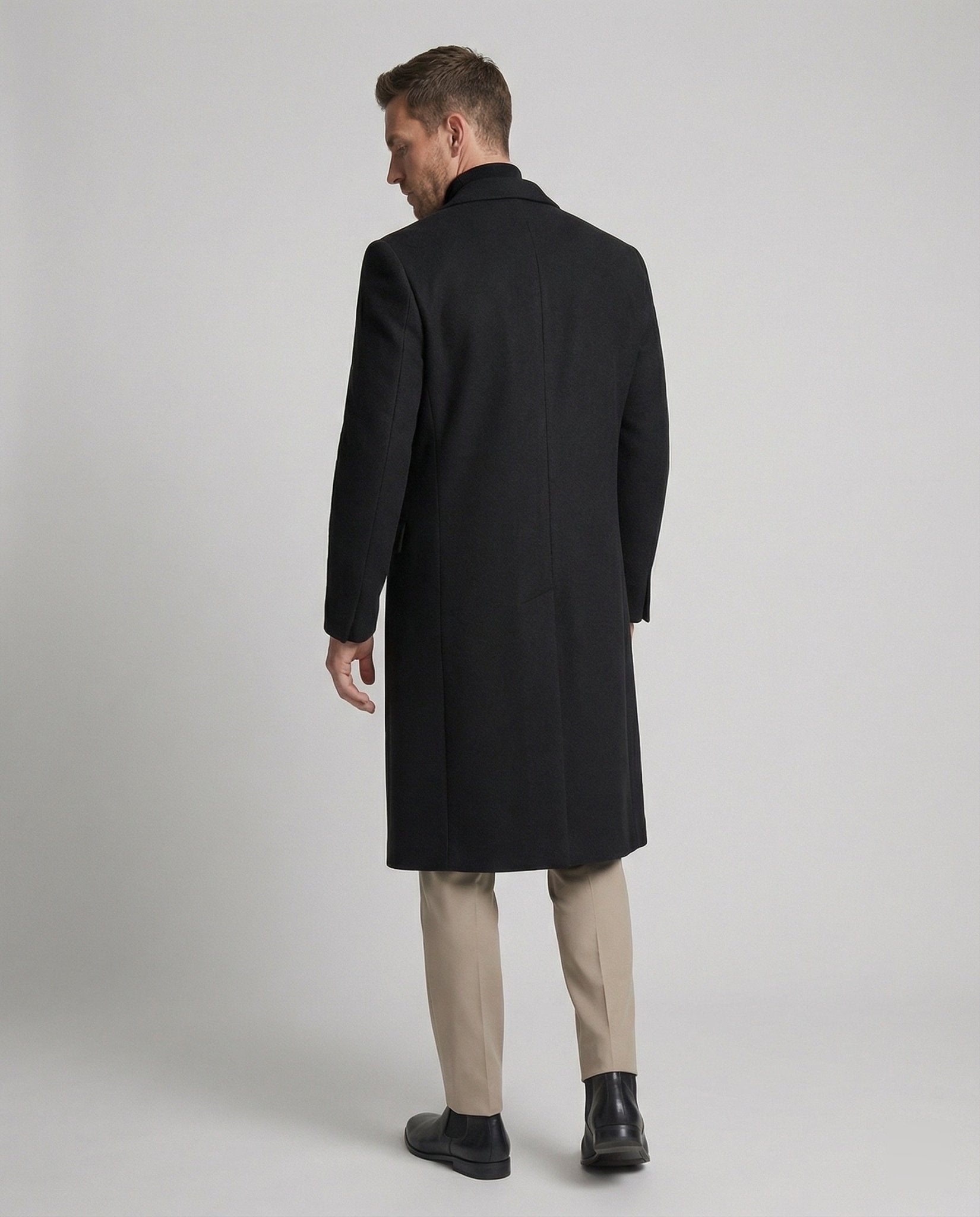 Men's elegant long coat - Chichicherry
