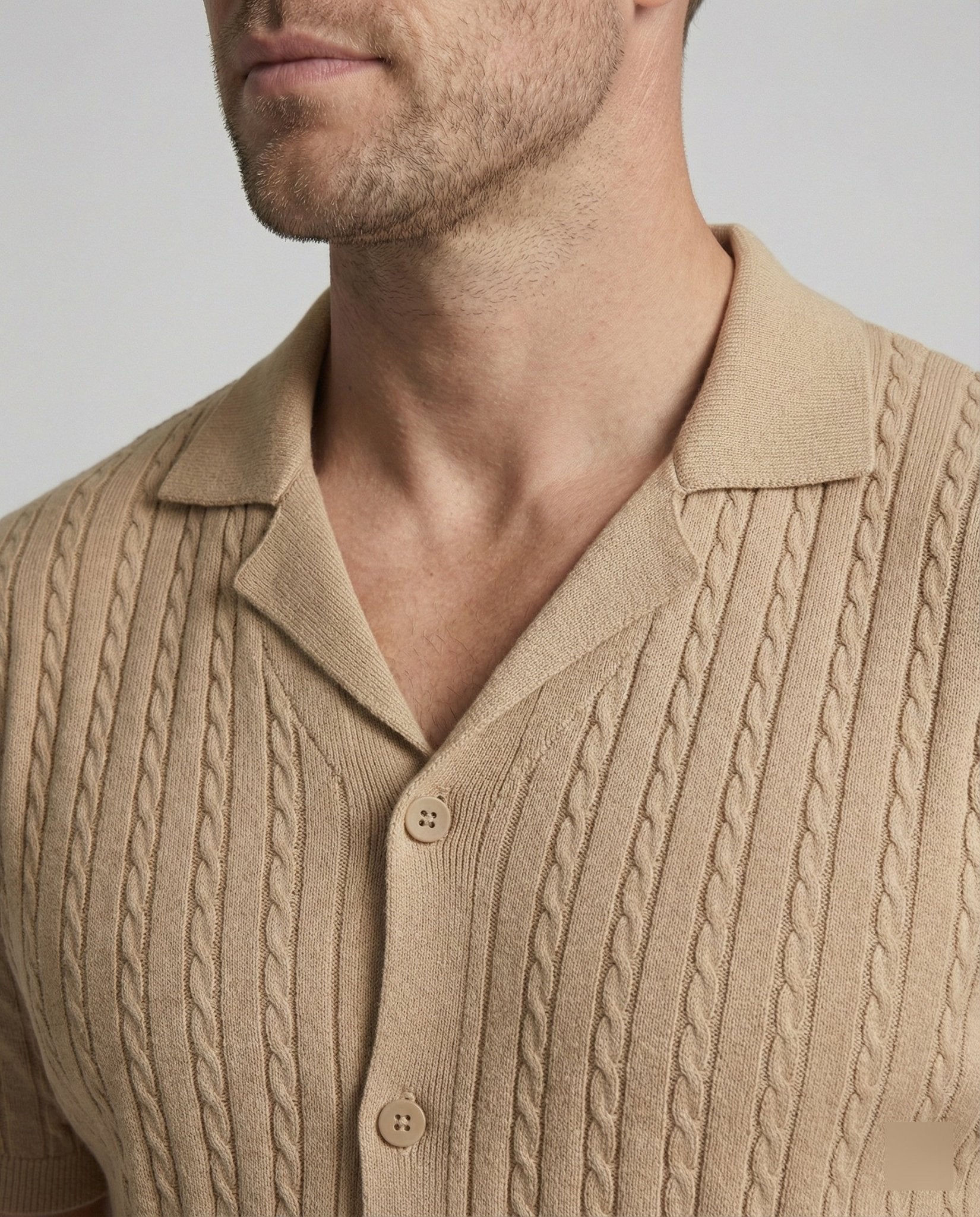Men's Short Sleeve Knit Shirt - Chichicherry