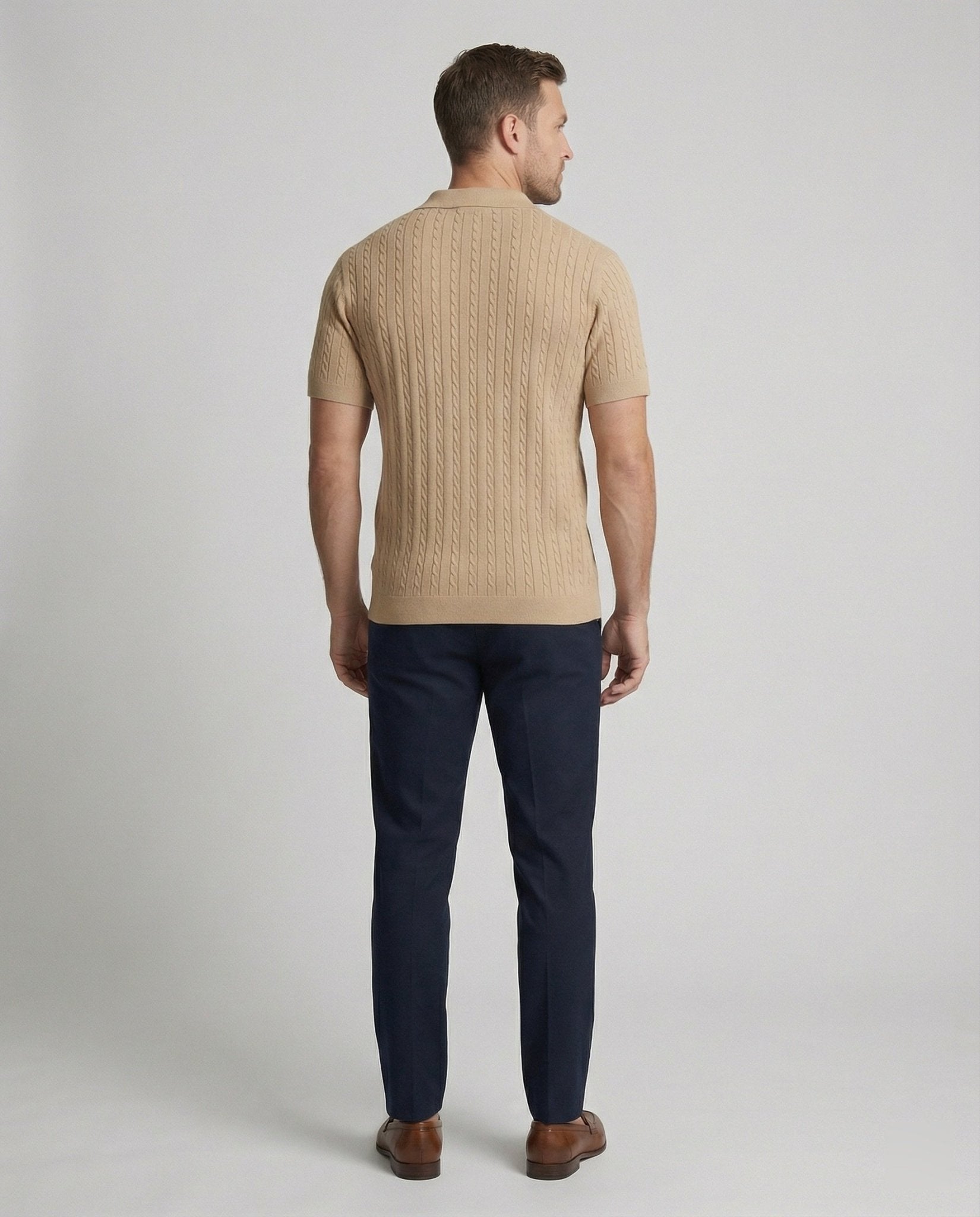 Men's Short Sleeve Knit Shirt - Chichicherry