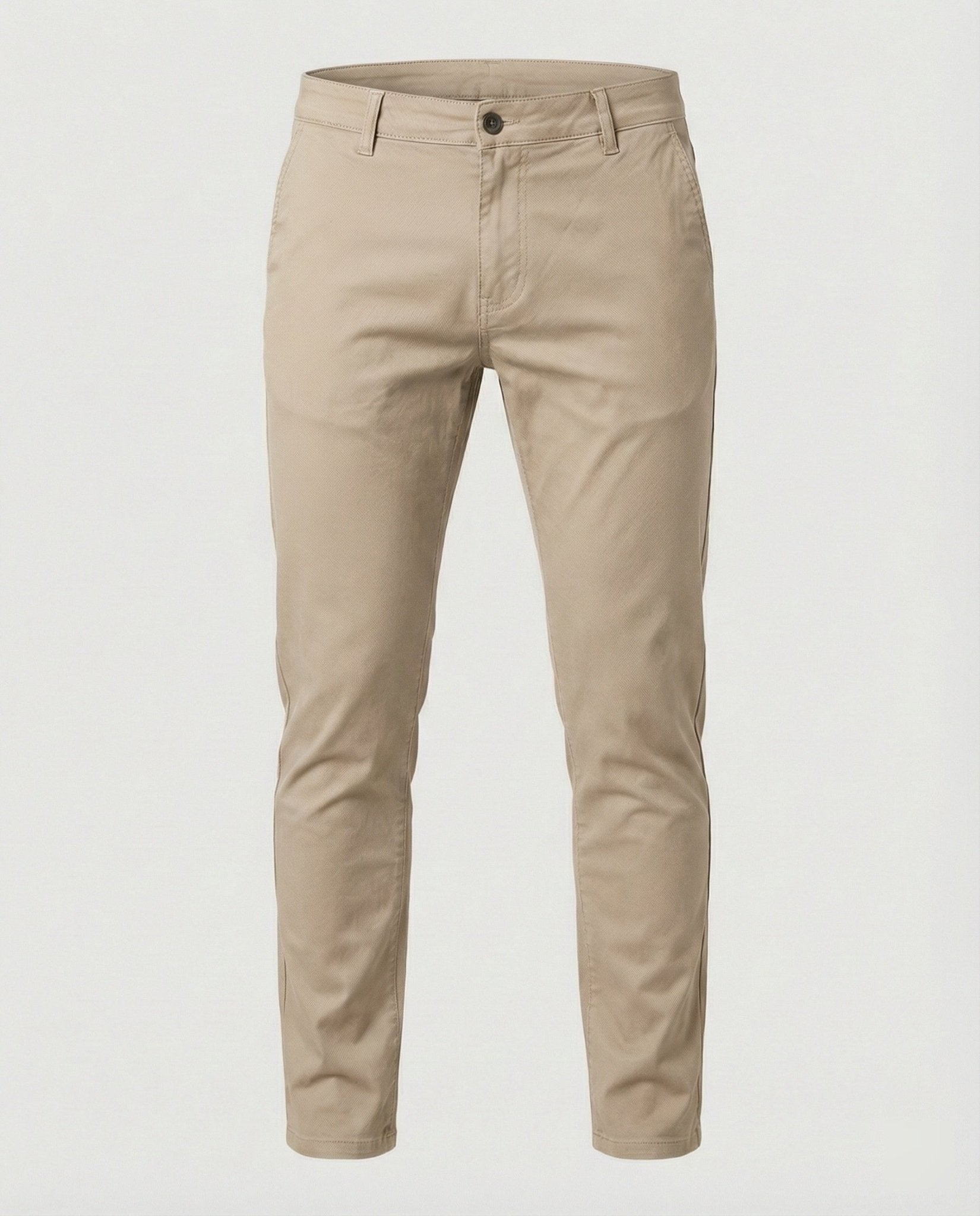 Men's Slim Fit Chino Pants with Elastic Waistband - Chichicherry
