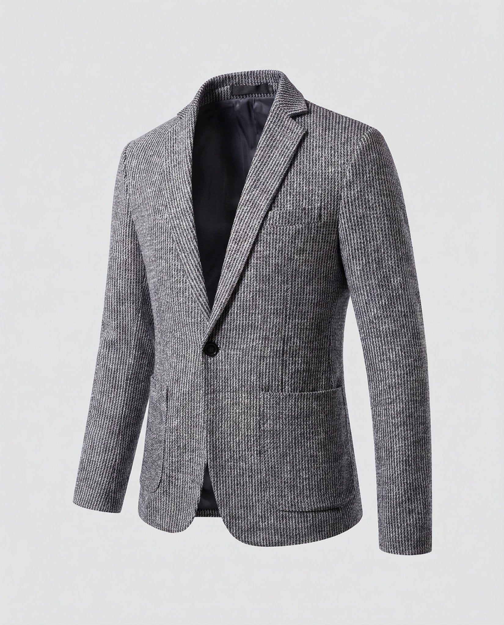 Men's Stripe Blazer Modern - Chichicherry