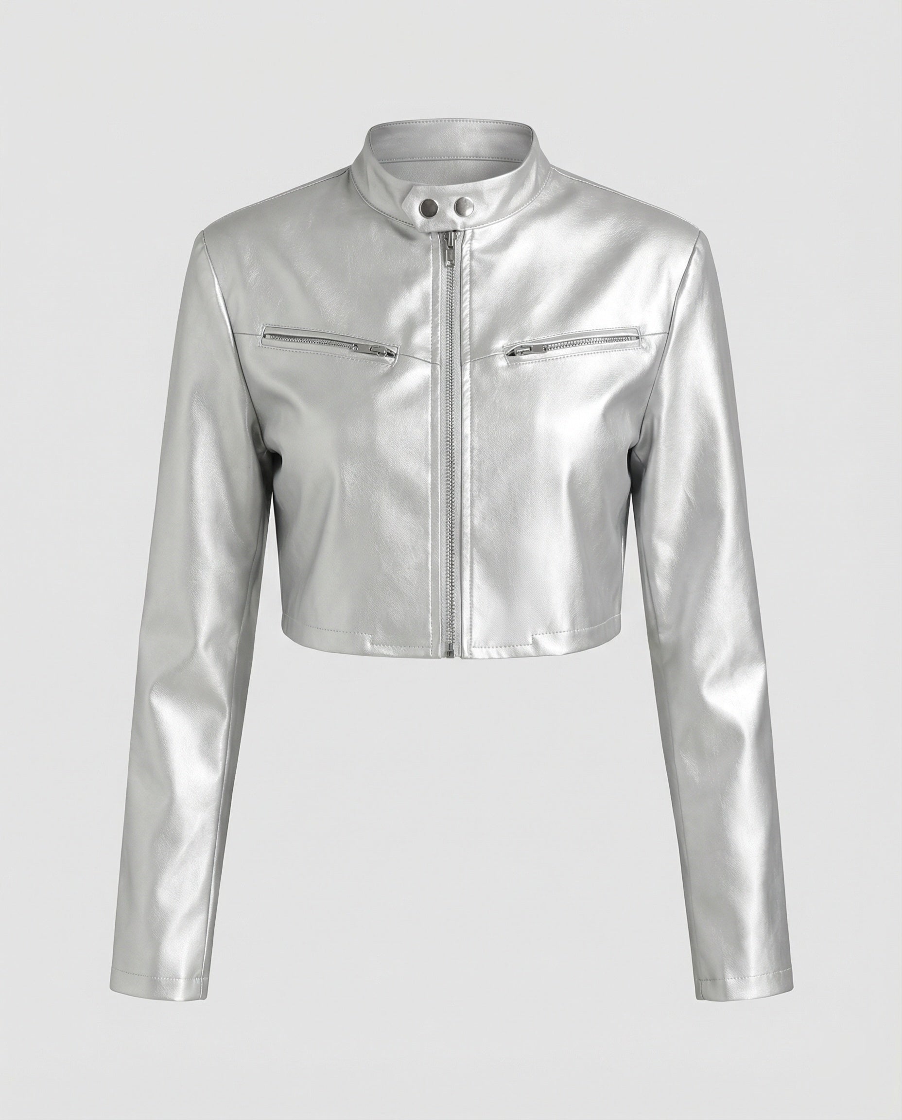 Women's Leather Jacket Black Short