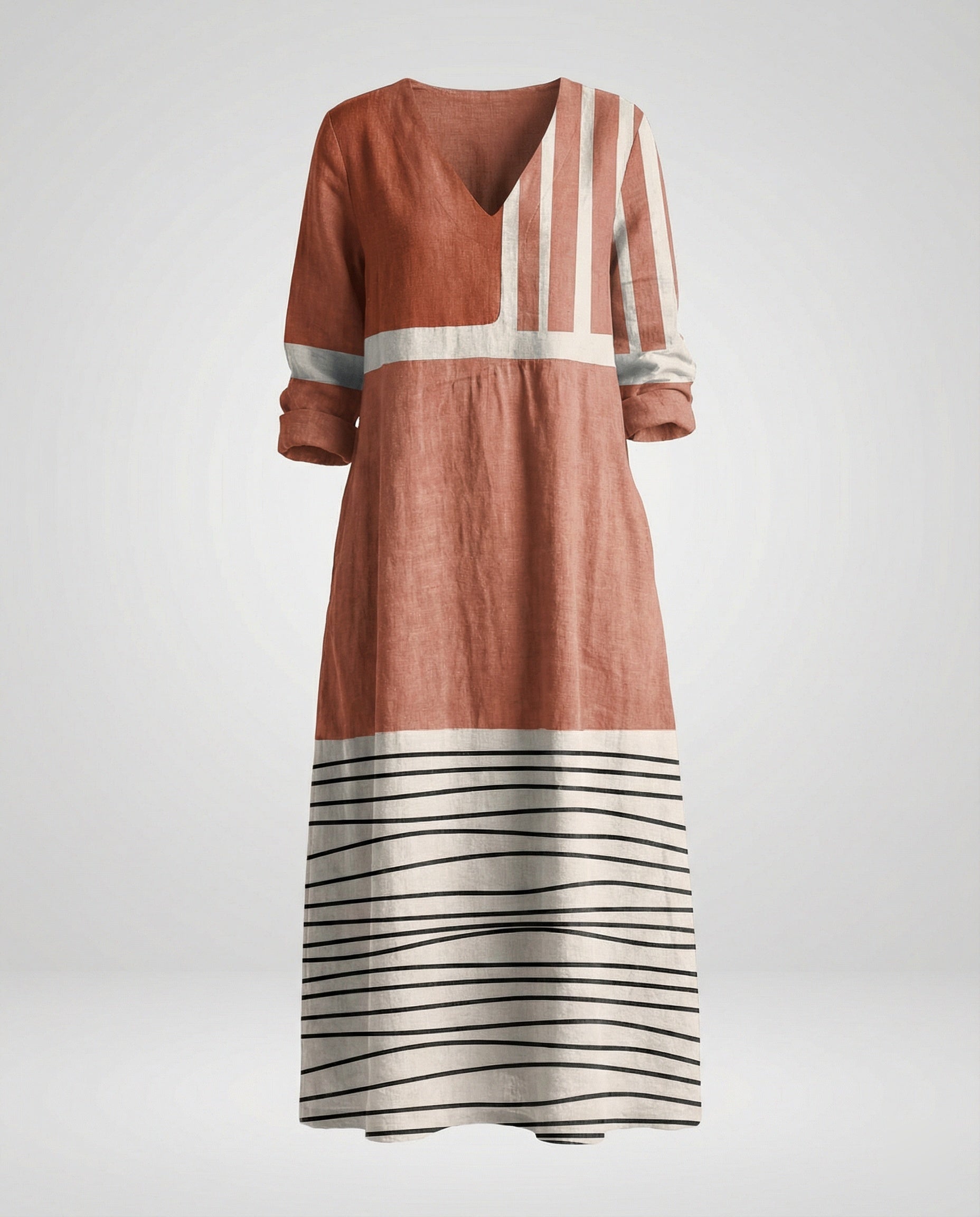 Boho Maxi Dress Summer Women Pockets