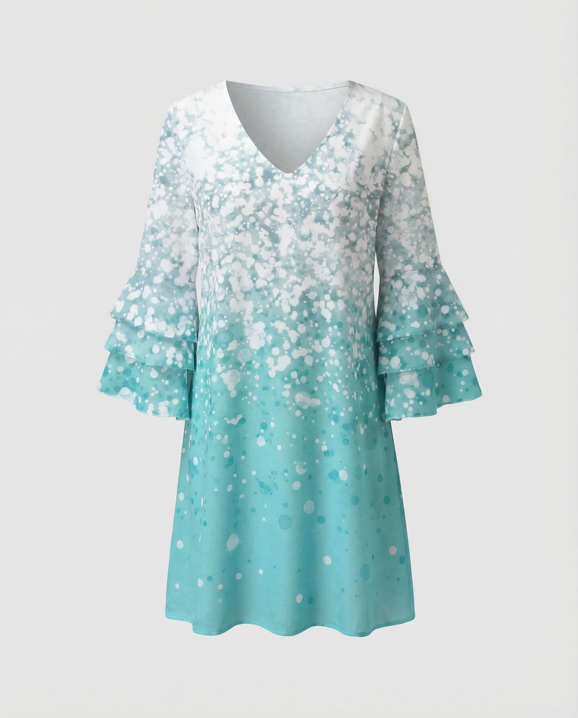Ladies Floral Mini Dress Summer