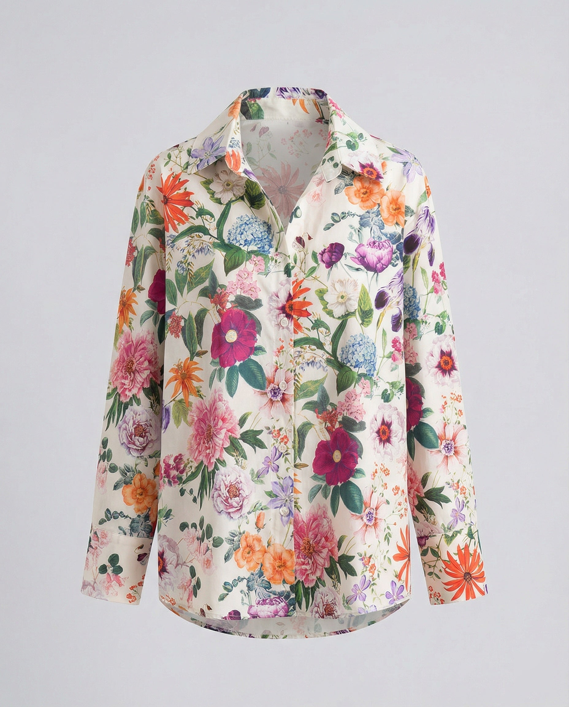 Blouse Women's Satin Shirt Blouse