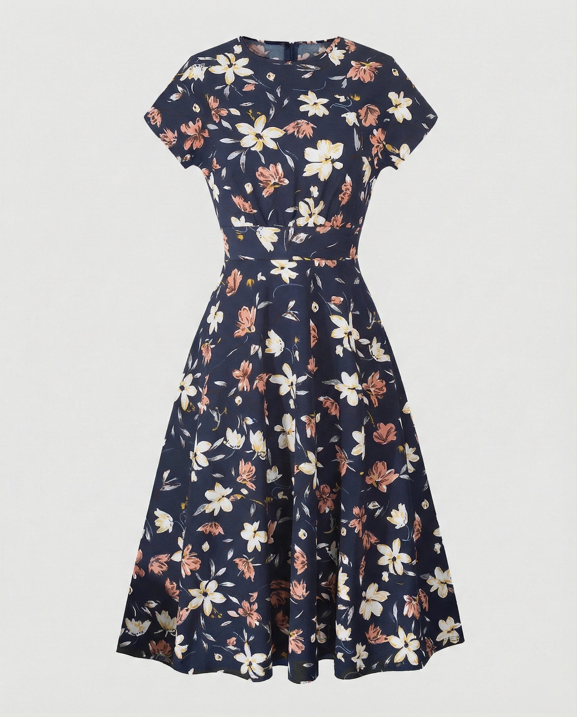 Women Flower Dress Midi Dress Floral