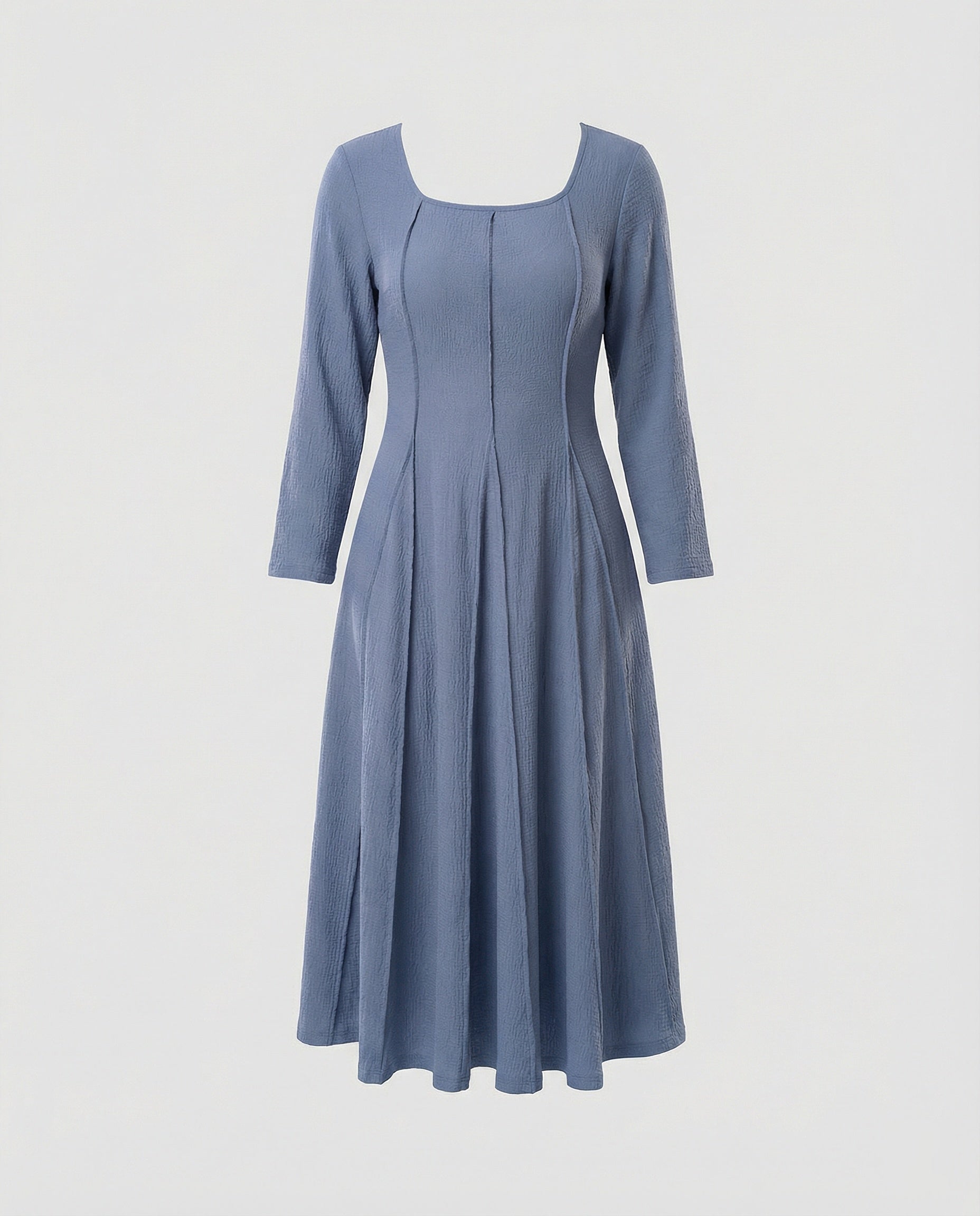 Leisure dress women midi dress flared skirt